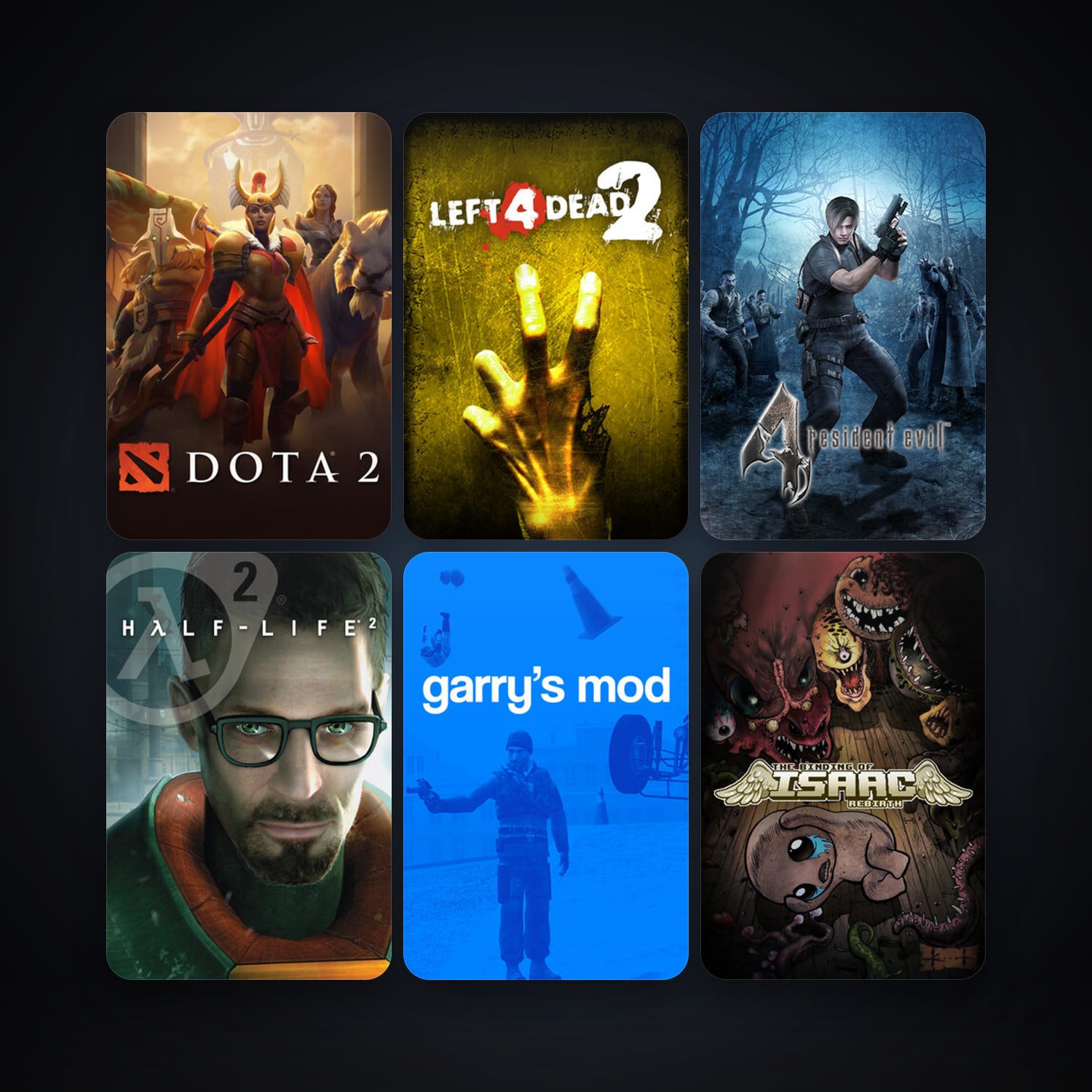 Counter-Strike + Half-Life 2, 18 games, clean — HabibiAccounts