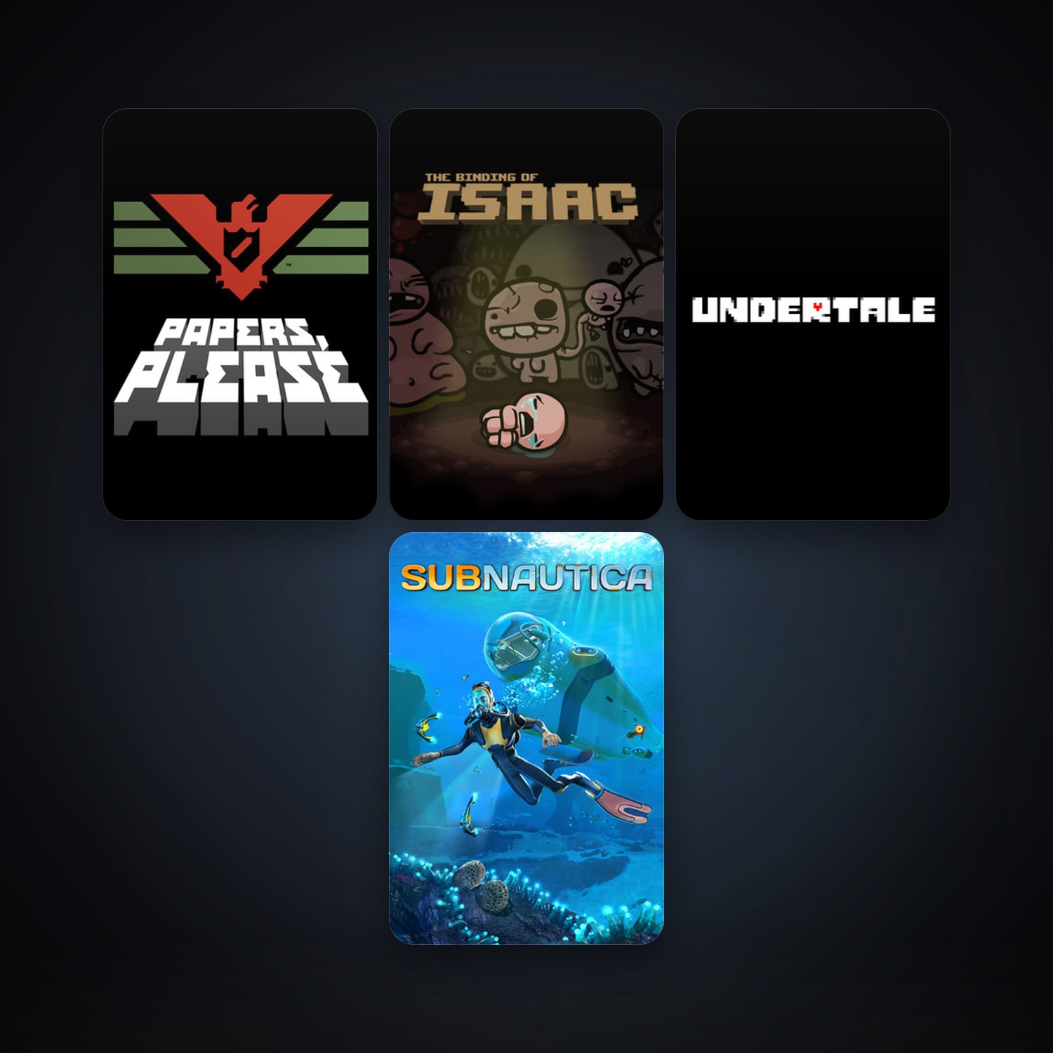 The Binding of Isaac + Papers, Please, 6 games, clean — HabibiAccounts