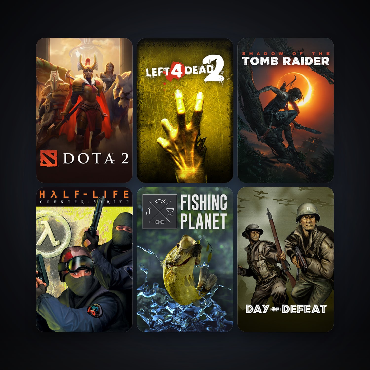 Counter-Strike + Day of Defeat, 15 games, clean — HabibiAccounts