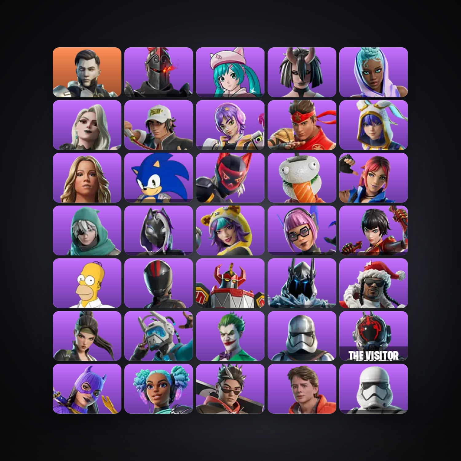 Fortnite account with Midas Rex & Knight Conqueror — 179 skins — 50 V-Bucks — lvl 3027 — HabibiAccounts