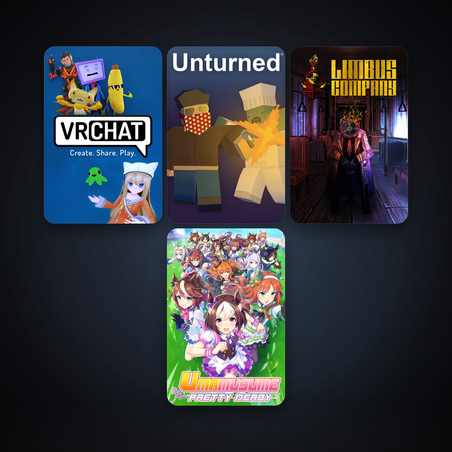 Steam account: Unturned + VRChat, 6 games, clean — HabibiAccounts