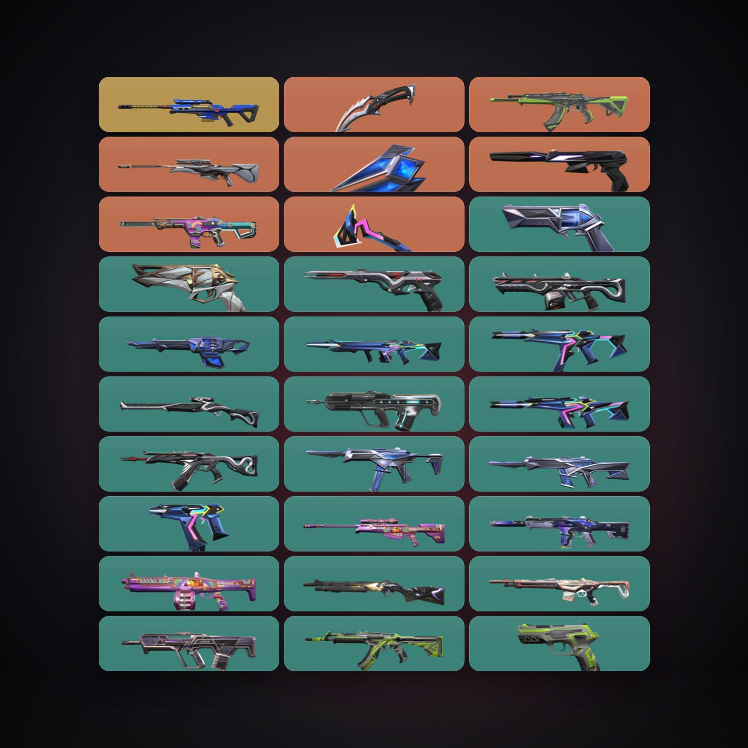 EU Silver 2 locker — 3 knives, 45 skins, lvl 143 — HabibiAccounts