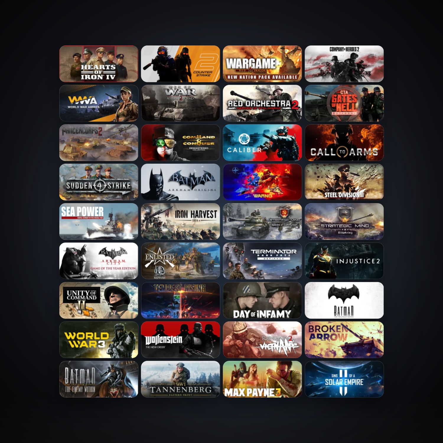 Steam 259 games, Steam 11, clean — HabibiAccounts