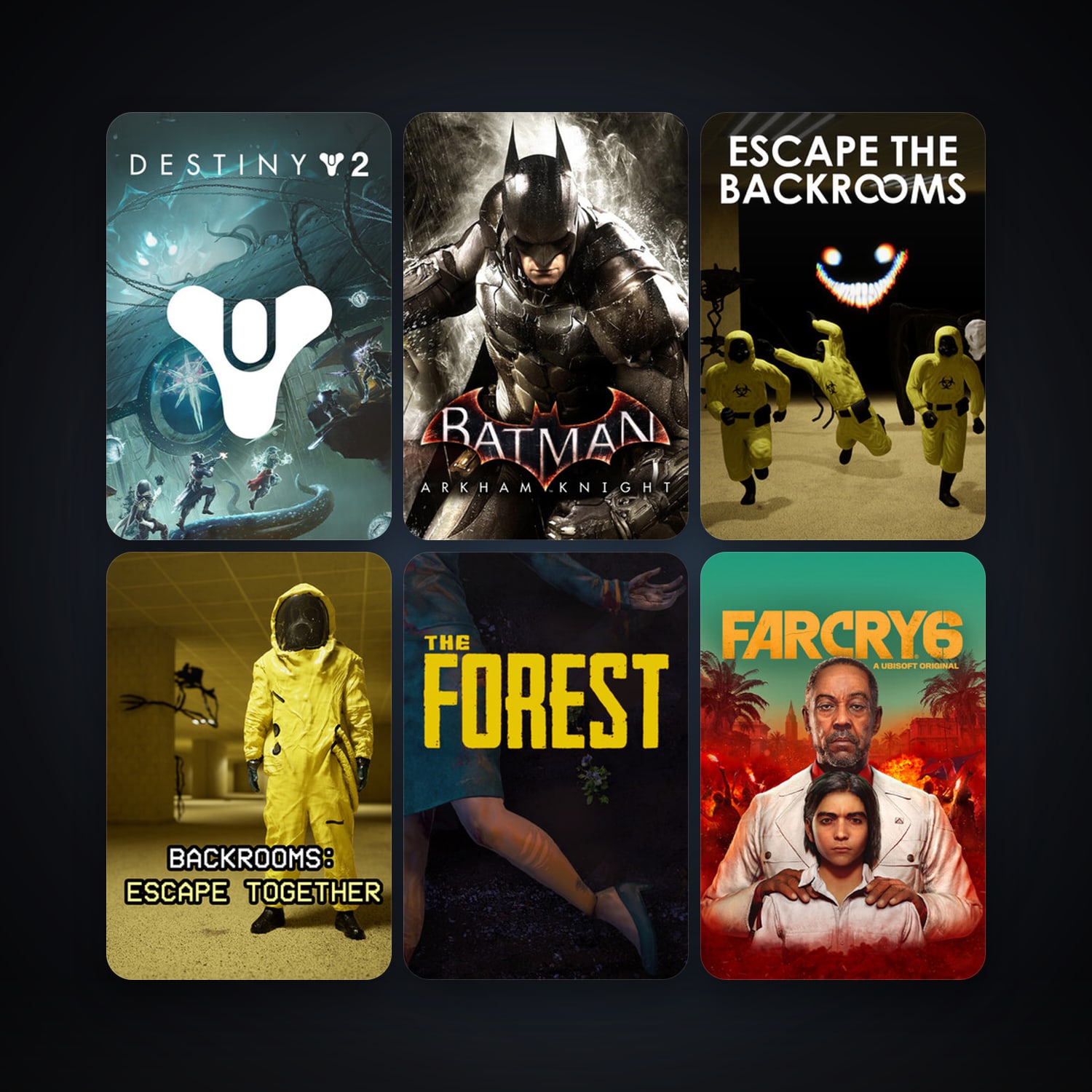 Steam account: Batman: Arkham Knight + The Forest, 15 games, clean — HabibiAccounts