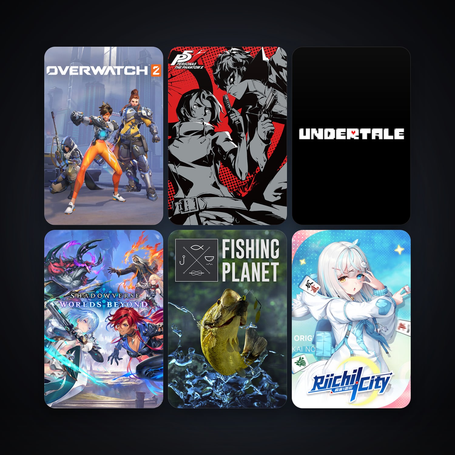 Fishing Planet + Undertale, 11 games, clean — HabibiAccounts