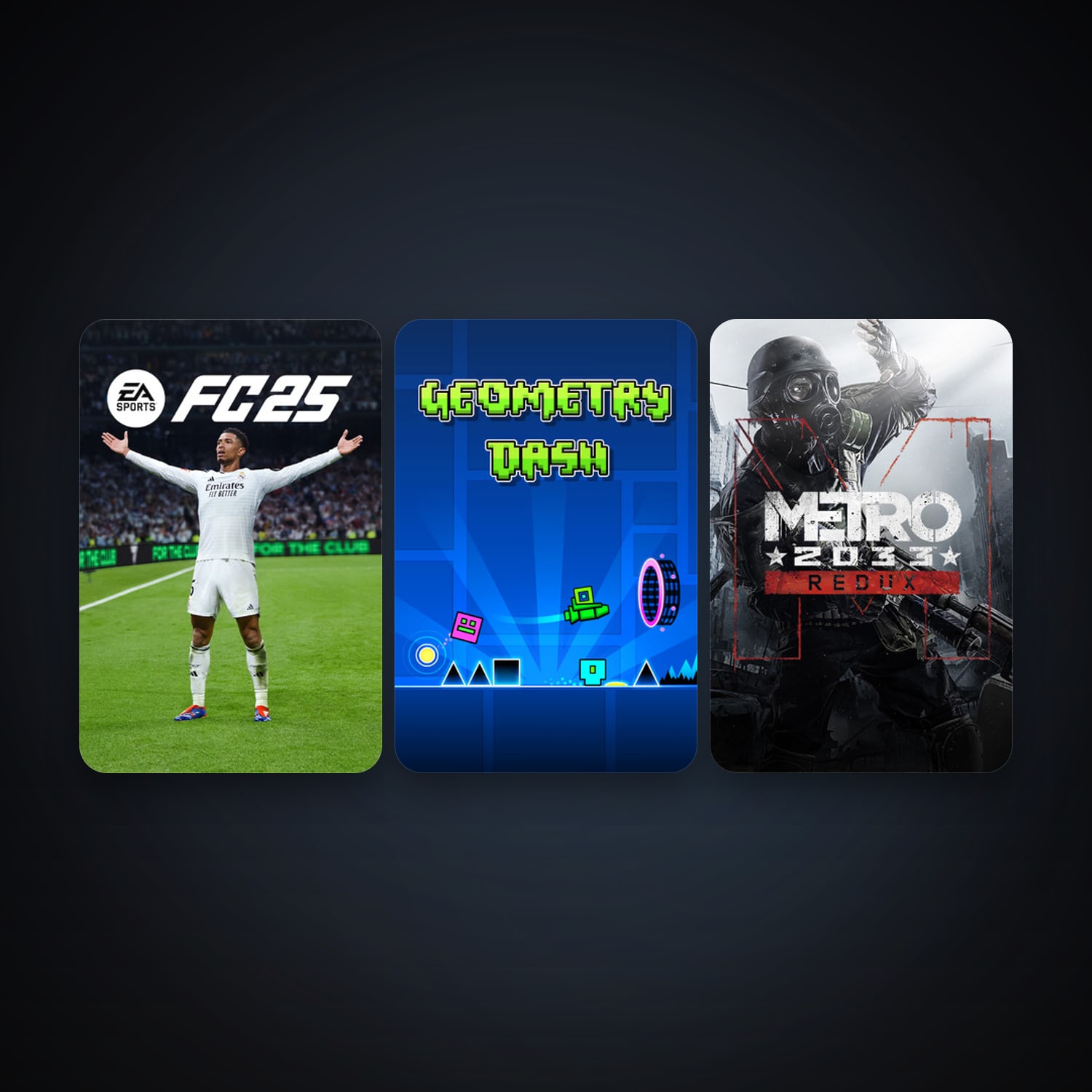 Metro 2033 Redux + Geometry Dash, 5 games, clean — HabibiAccounts