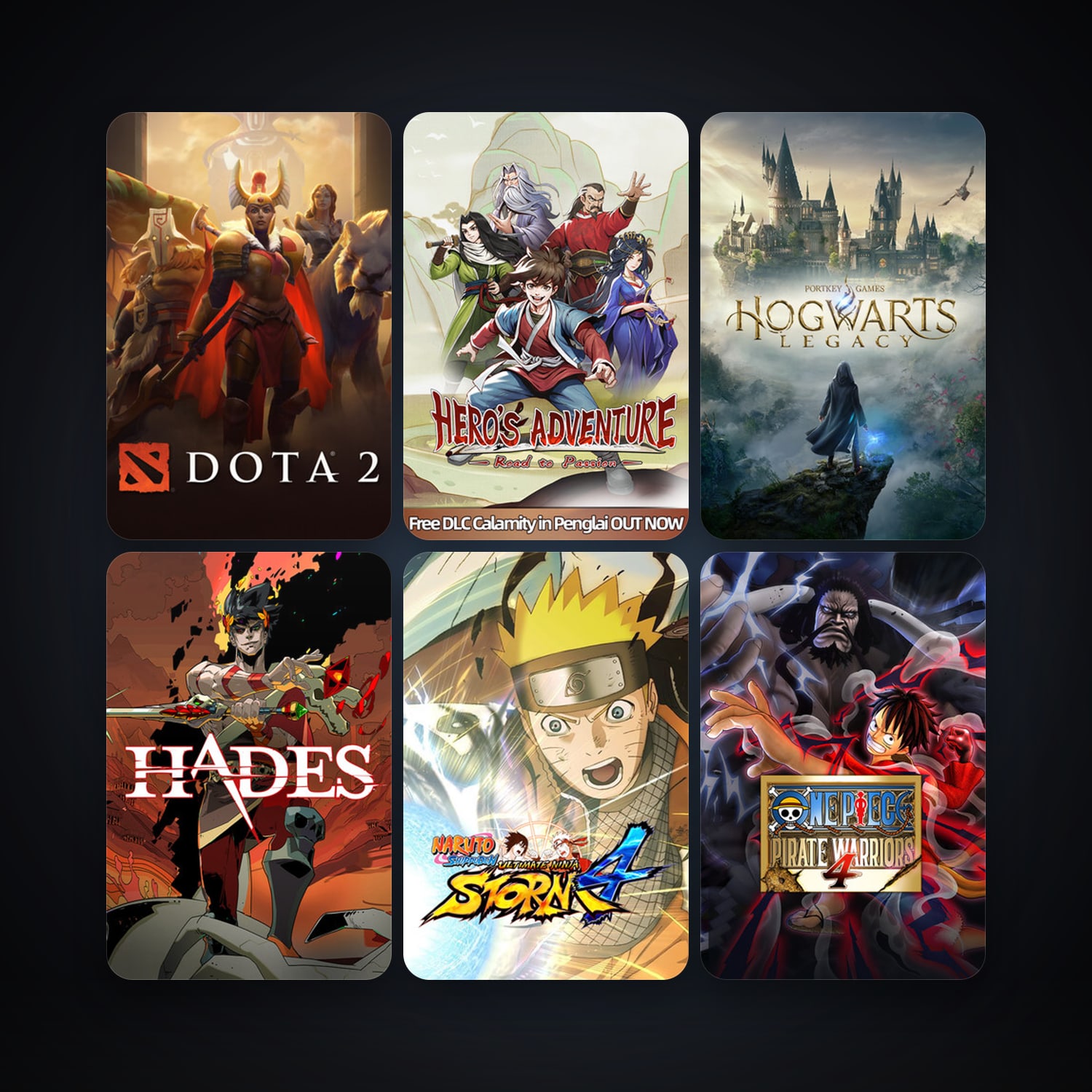 Dota 2 + NARUTO SHIPPUDEN: Ultimate Ninja STORM 4, 16 games, clean — HabibiAccounts