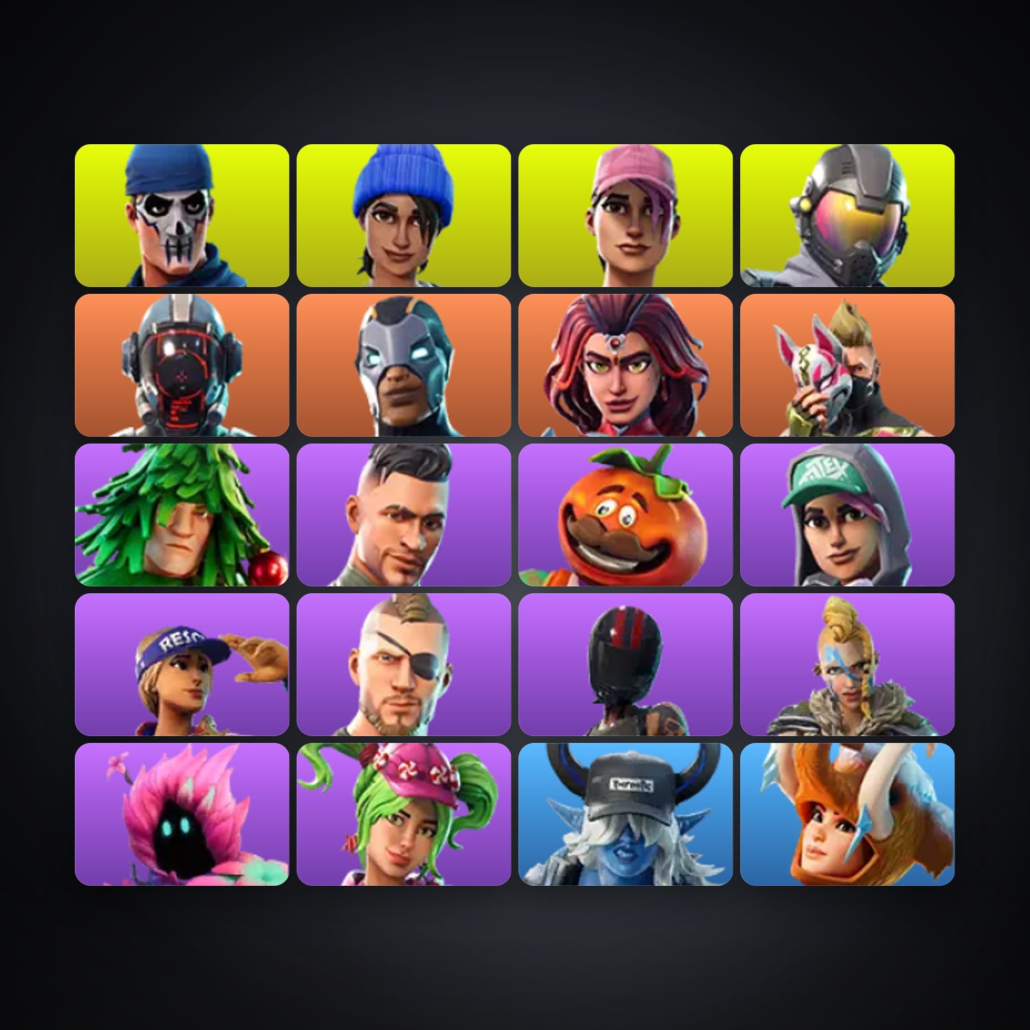 Fortnite account with Rogue Agent & Carbide — 21 skins — 400 V-Bucks — lvl 417 — HabibiAccounts