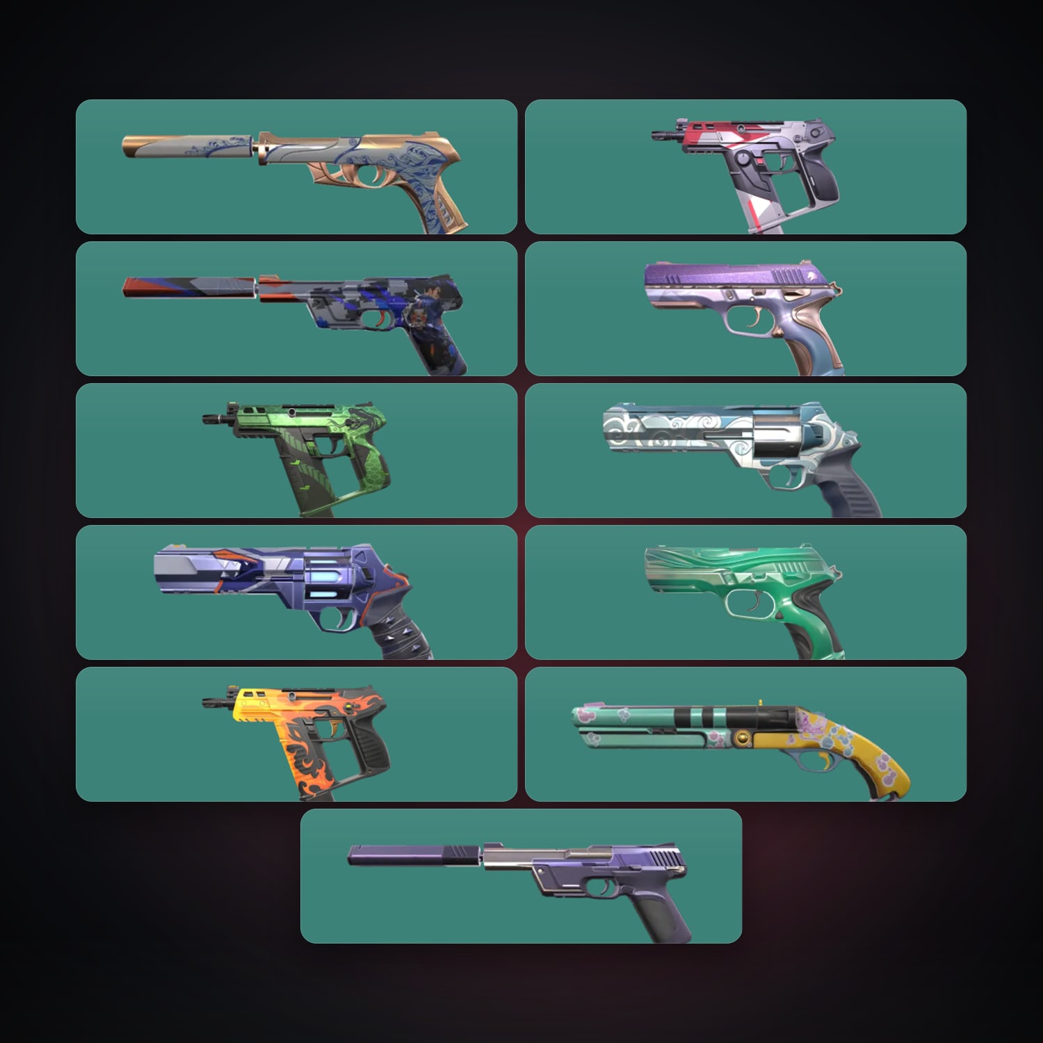 EU Silver 2 locker — 11 skins, lvl 177 — HabibiAccounts