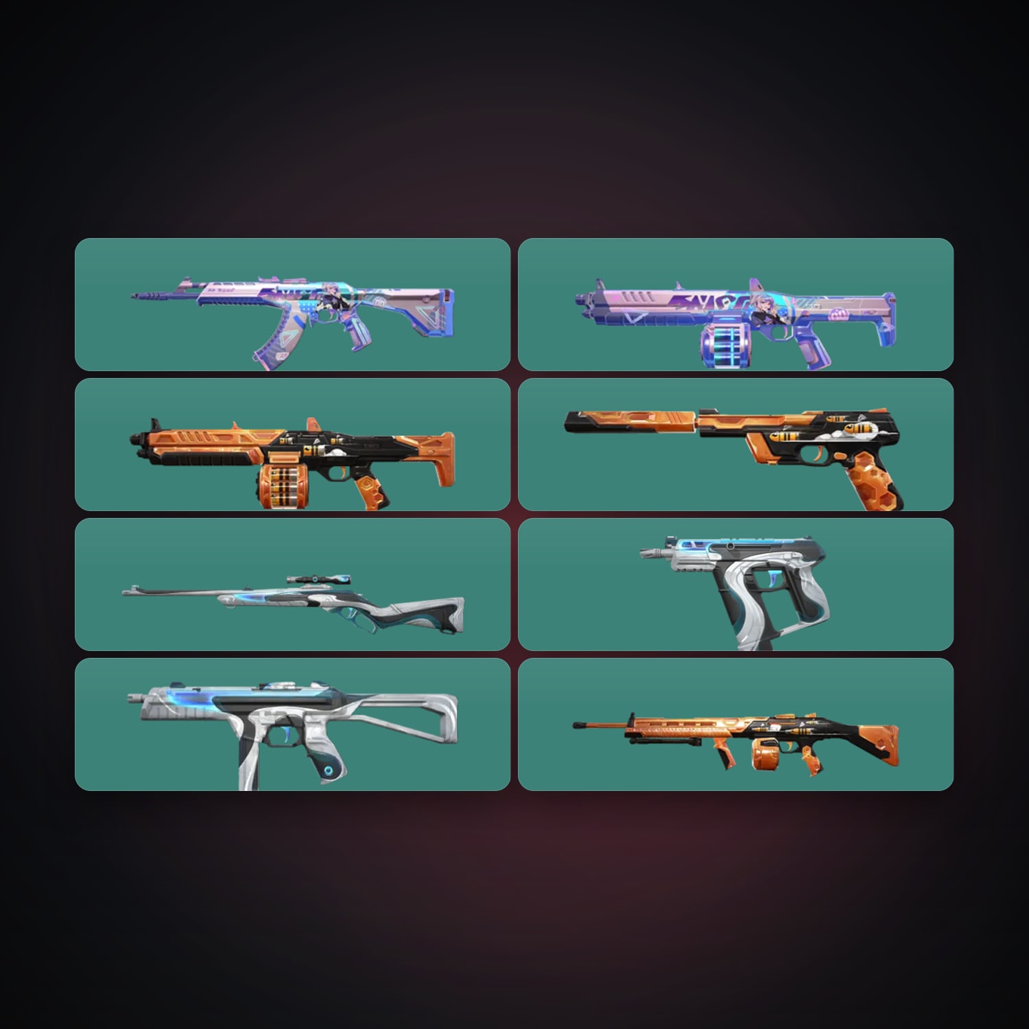 EU locker — 8 skins, lvl 19 — HabibiAccounts
