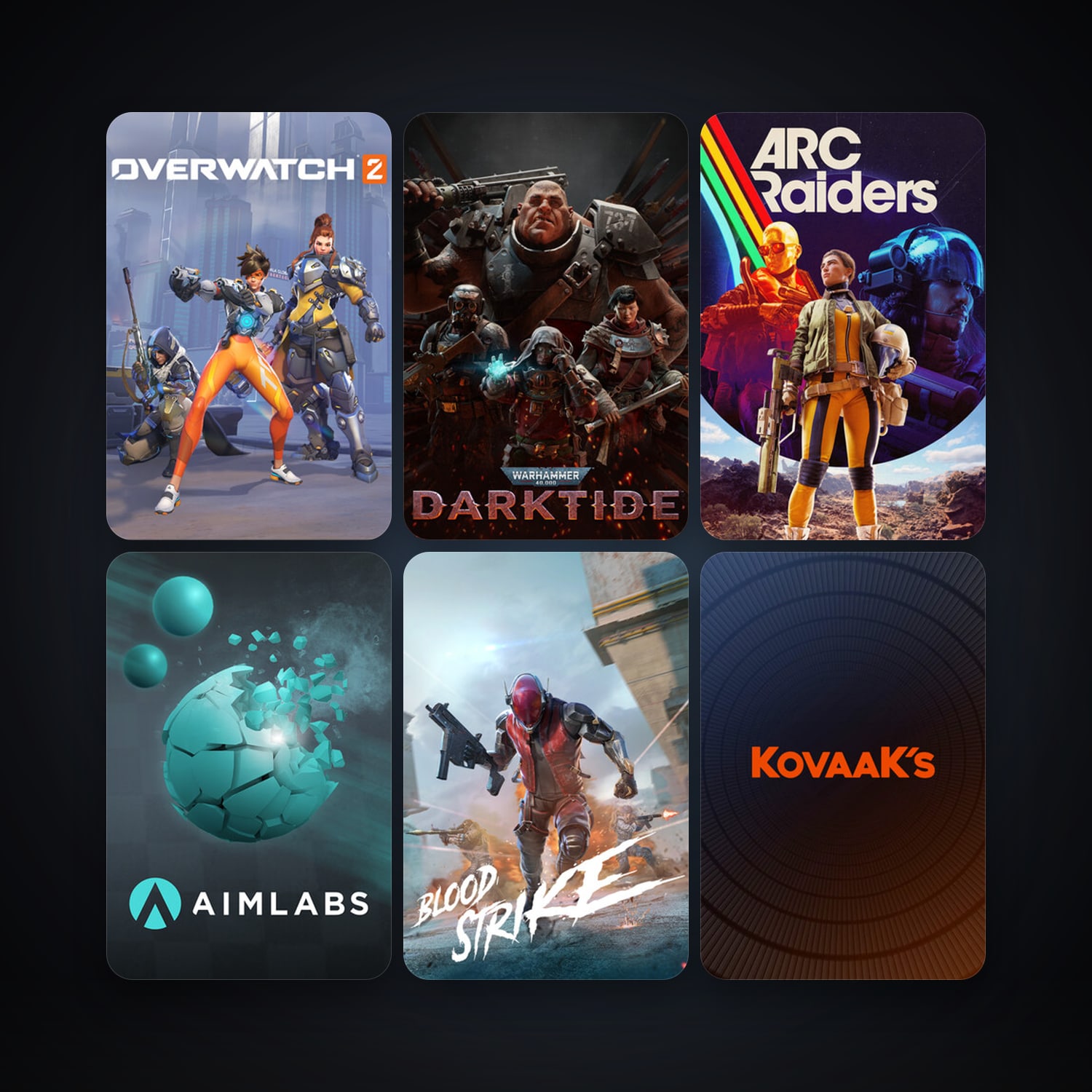 Aimlabs + Green Hell, 11 games, clean — HabibiAccounts
