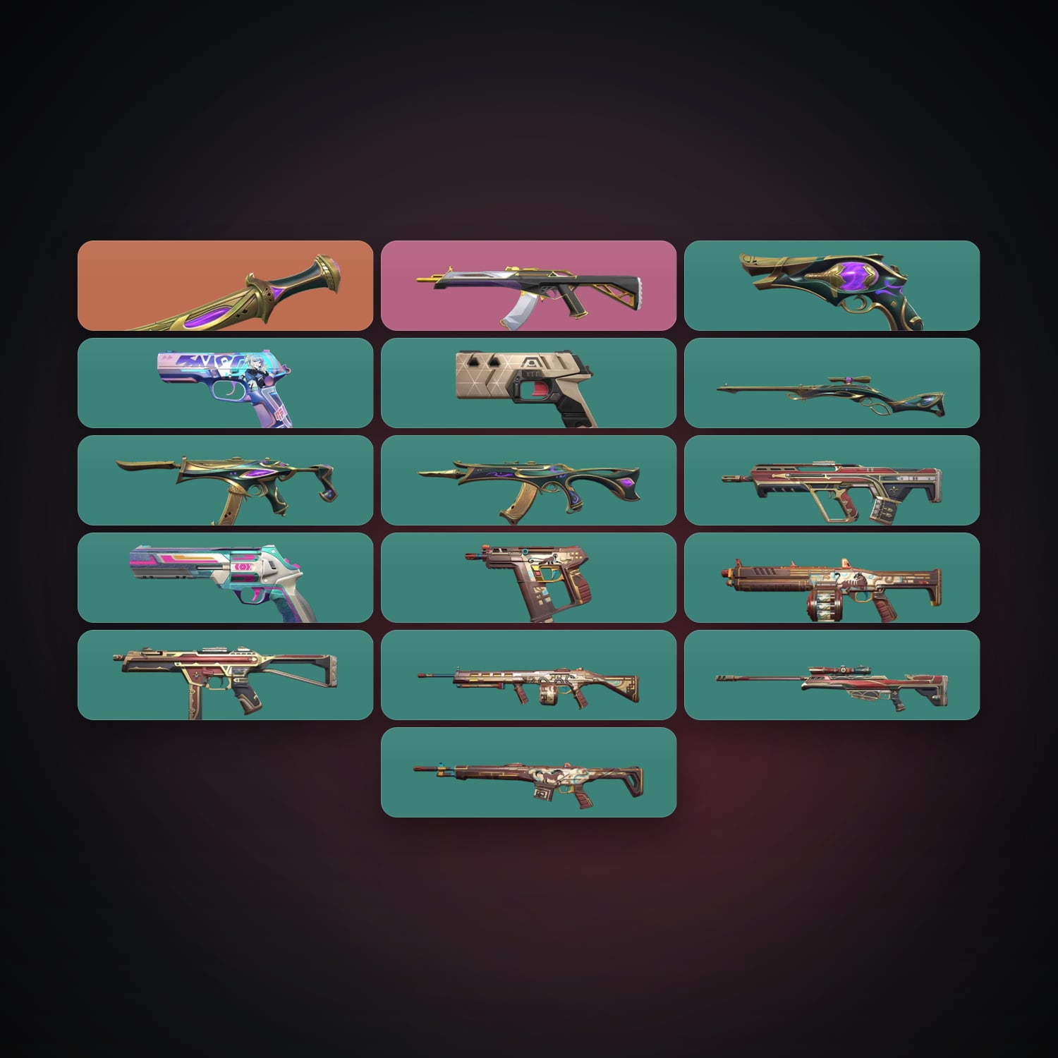 LA Diamond 1 locker — 1 knives, 17 skins, lvl 157 — HabibiAccounts