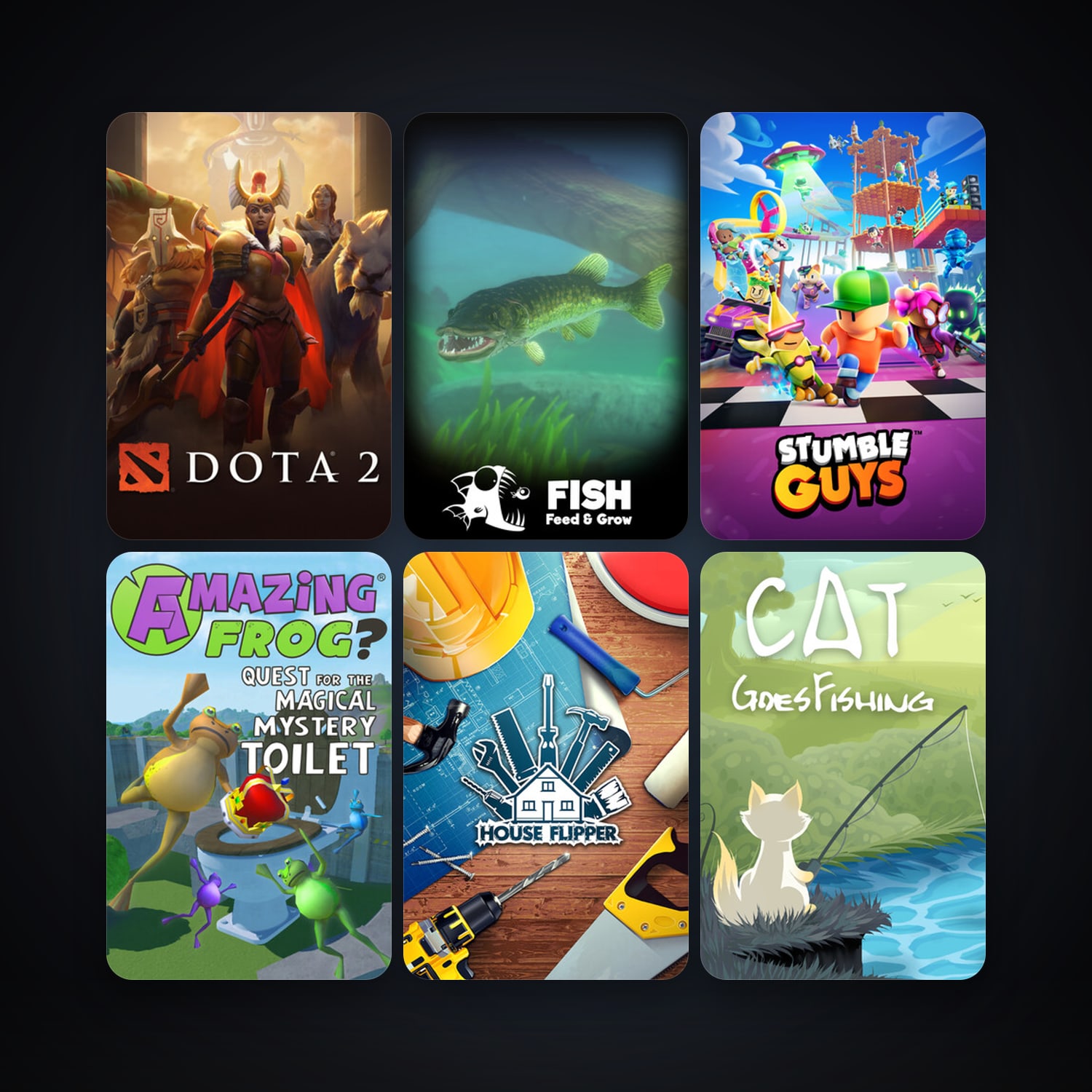 Dota 2 + Amazing Frog?, 62 games, clean — HabibiAccounts