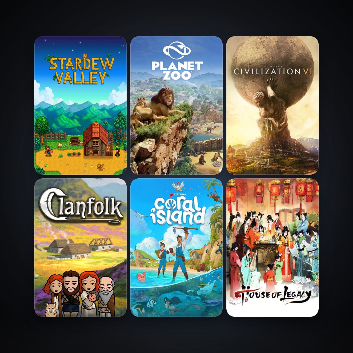 Don't Starve + Outlast, 55 games, Steam 10, clean — HabibiAccounts