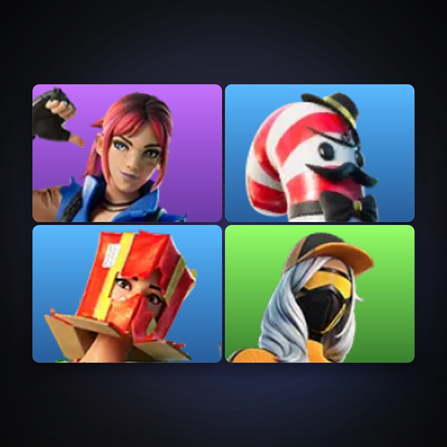 Fortnite account with Explorer Emilie & Mr. Dappermint — 4 skins — lvl 81 — HabibiAccounts