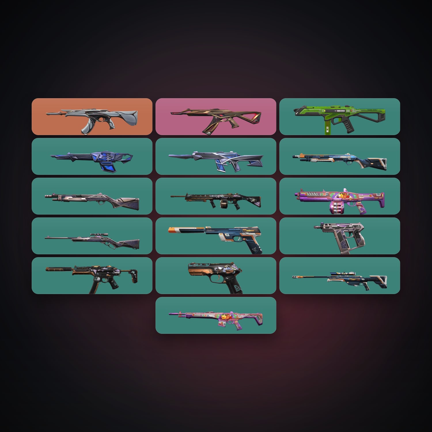 EU locker — 16 skins, lvl 30 — HabibiAccounts