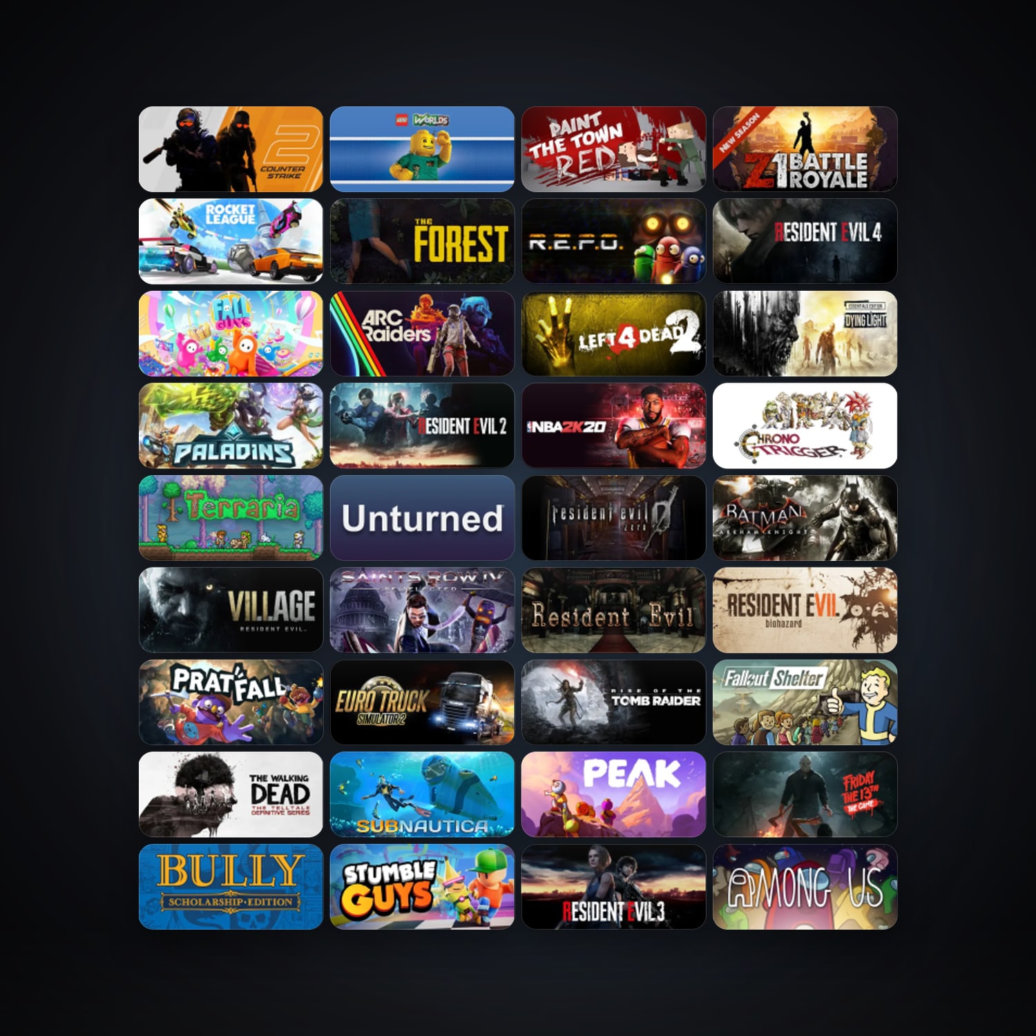 Steam 159 games, Steam 12, clean — HabibiAccounts