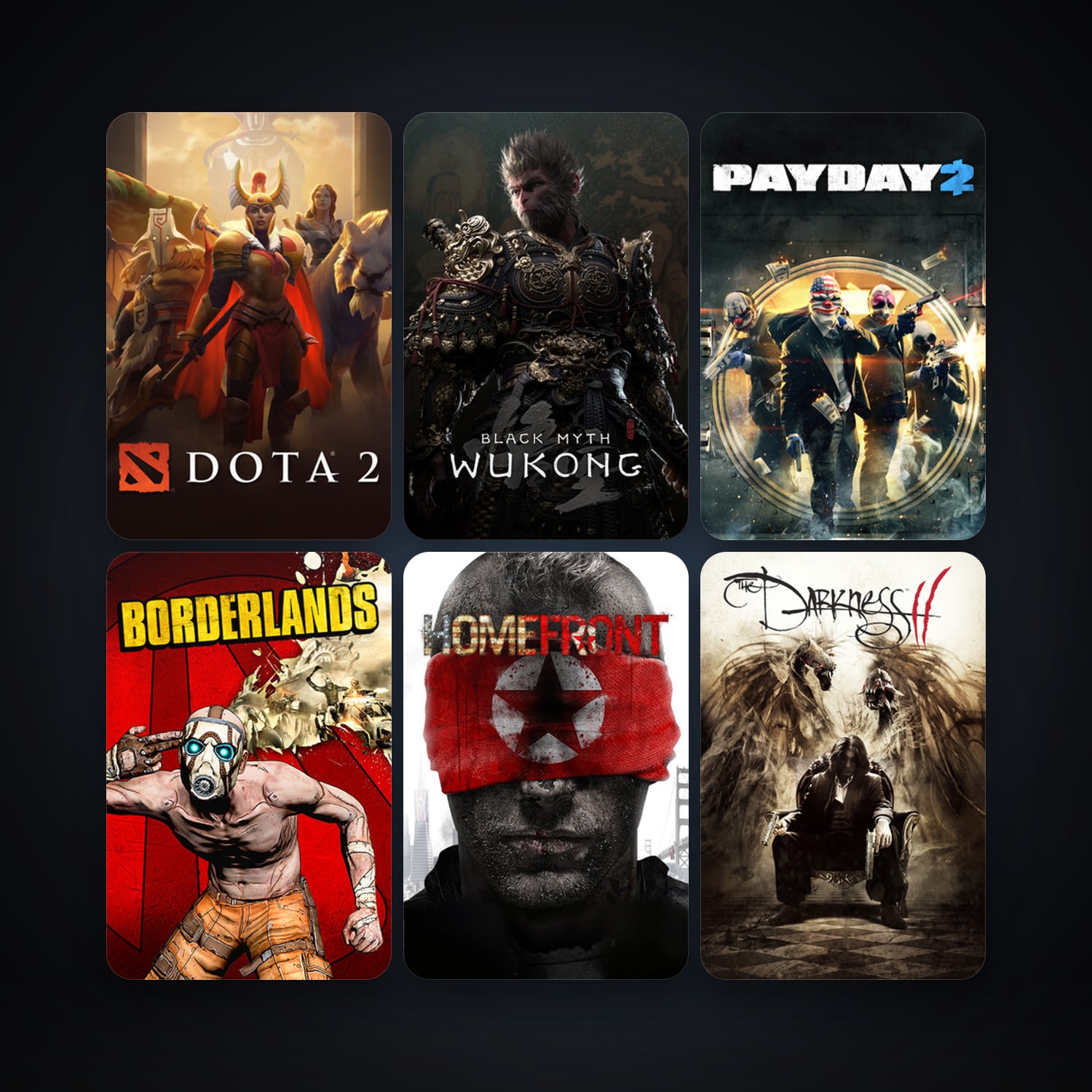Dota 2 + Borderlands, 20 games, clean — HabibiAccounts