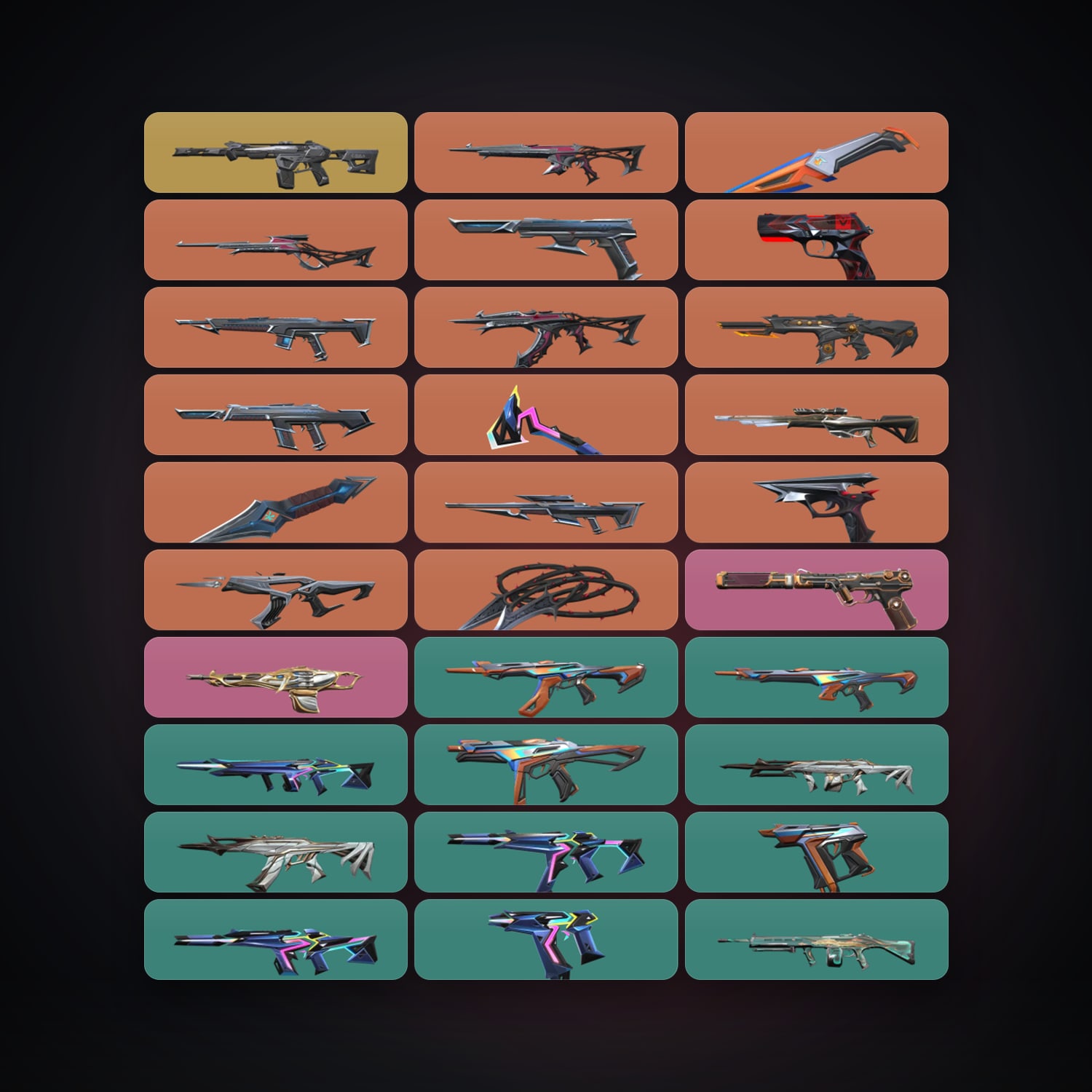 AP Silver 1 locker — 4 knives, 52 skins, lvl 71 — HabibiAccounts