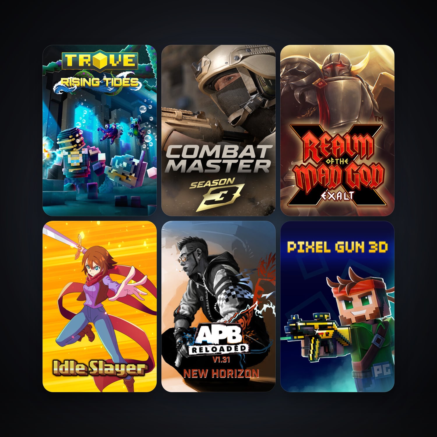 Steam account: APB Reloaded + Realm of the Mad God, 38 games, clean — HabibiAccounts