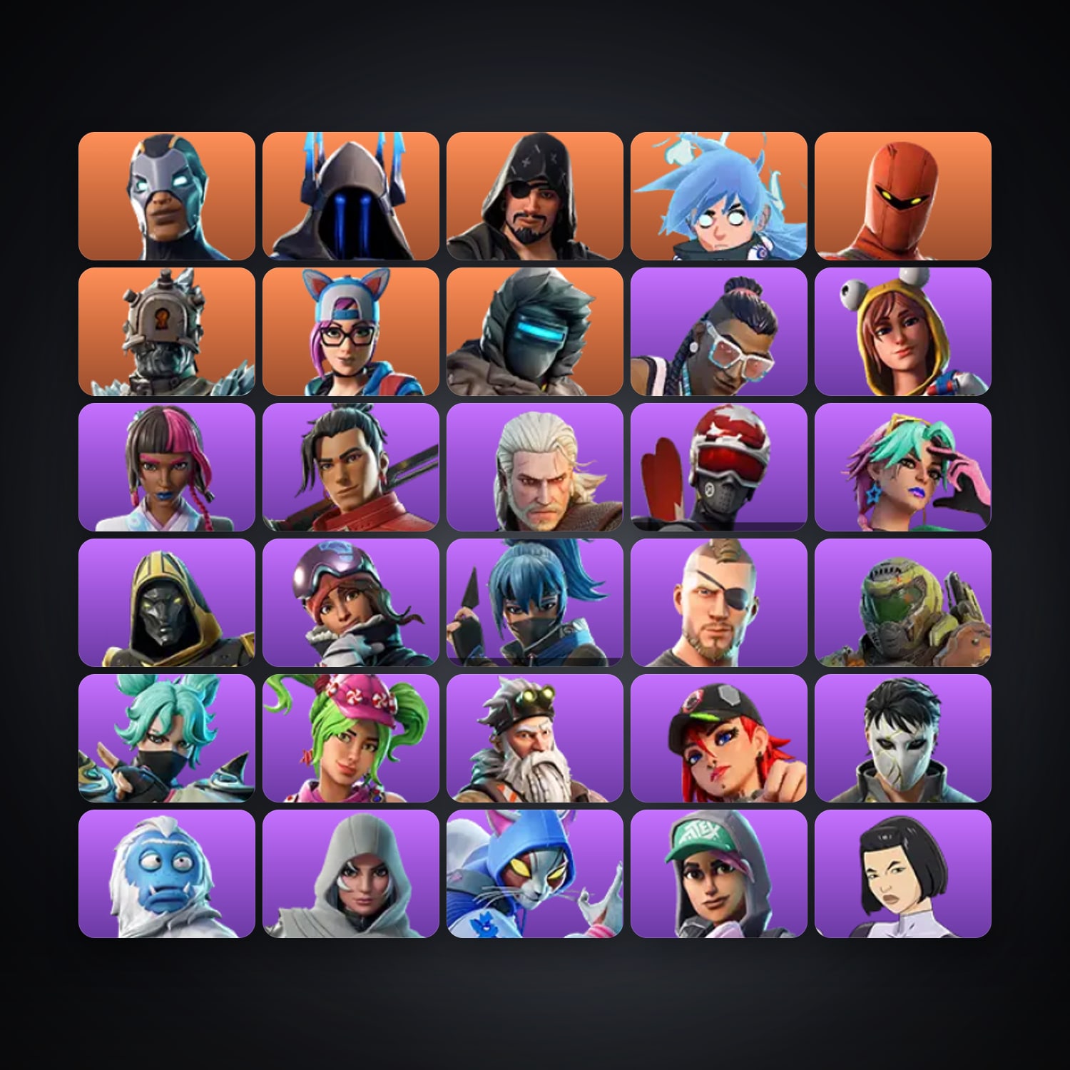 Fortnite account with Carbide & The Ice King — 34 skins — lvl 999 — HabibiAccounts