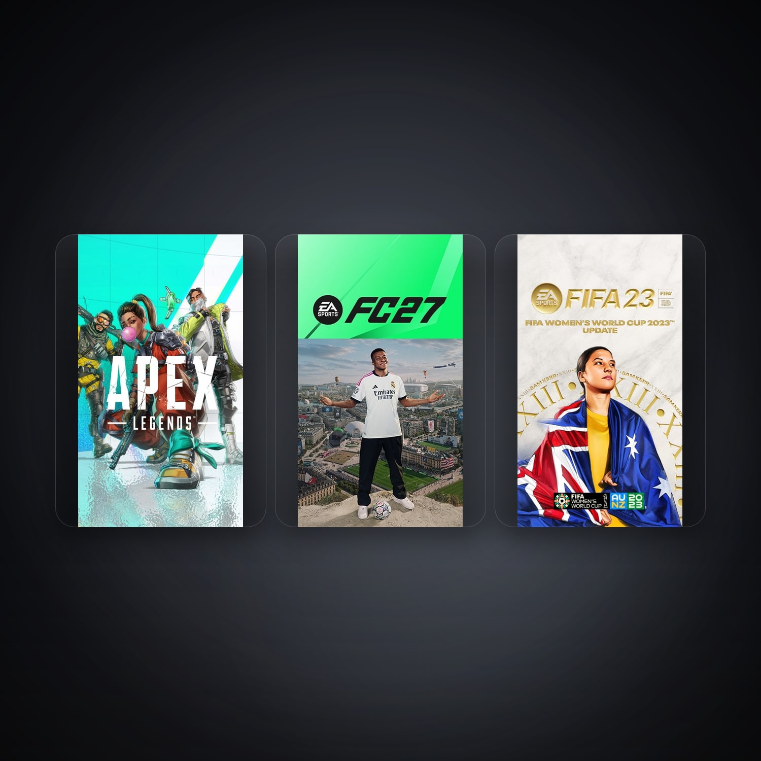 EA Apex Legends + EA SPORTS FC 27 — TR — 7 games — HabibiAccounts