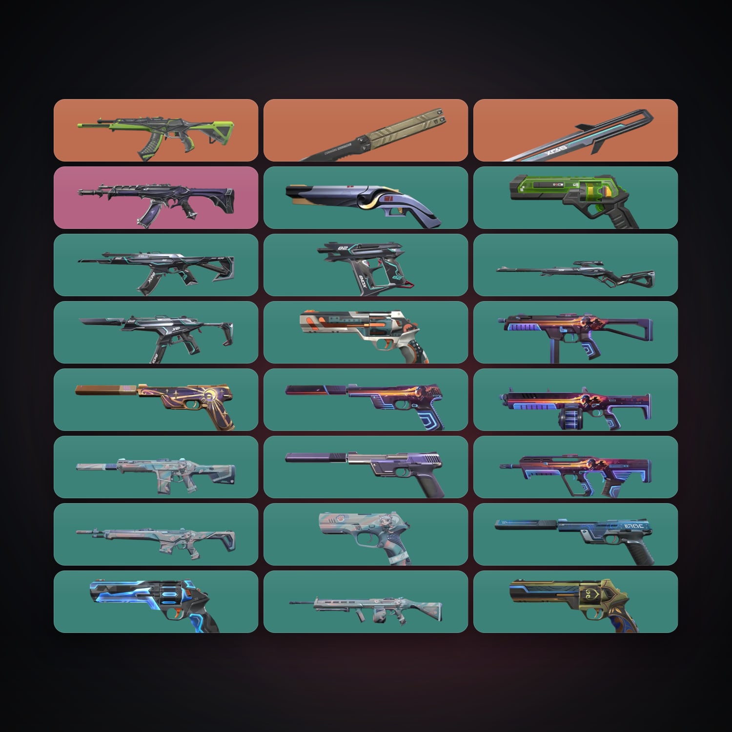 EU Silver 2 locker — 2 knives, 24 skins, lvl 262 — HabibiAccounts
