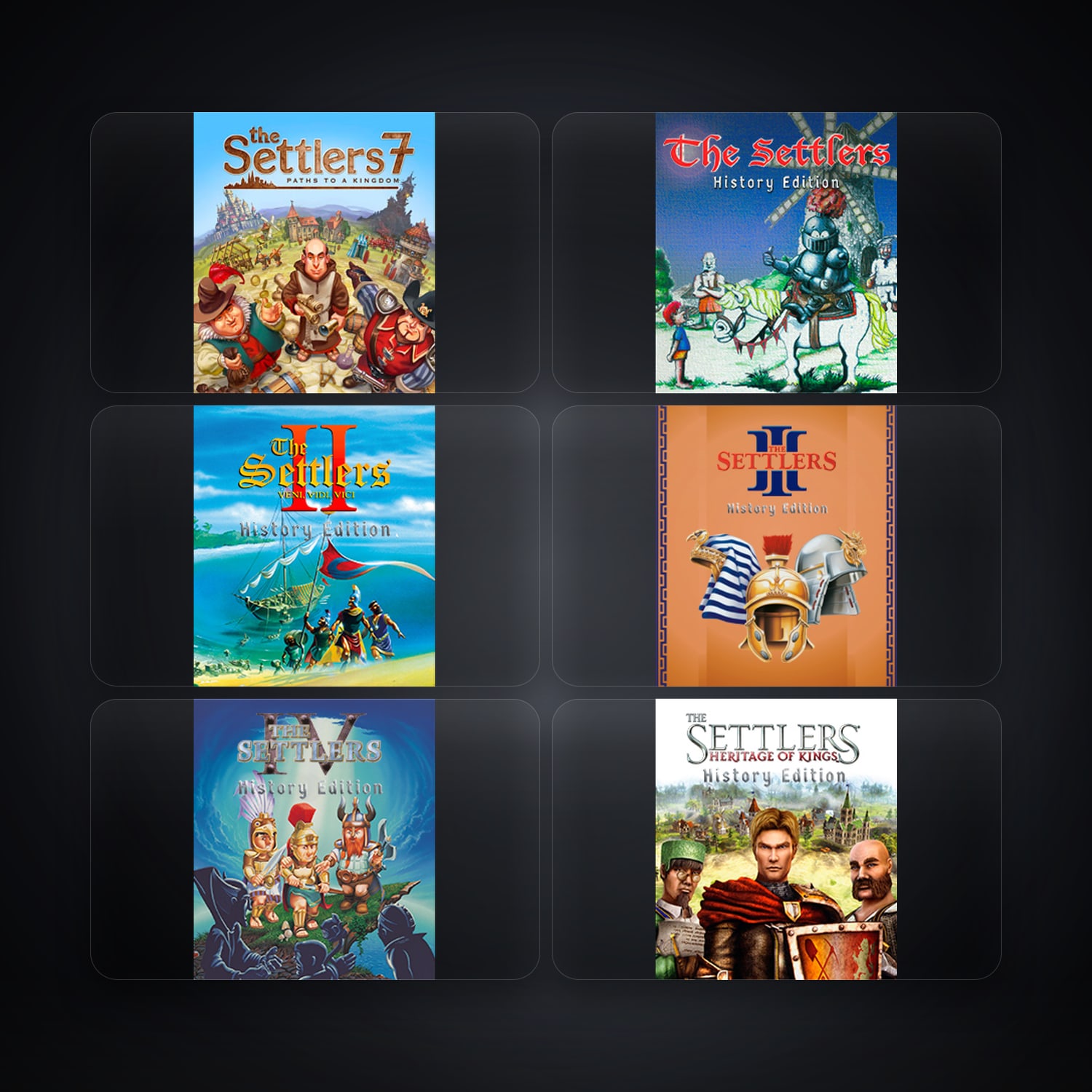 Ubisoft The Settlers 7: Paths to a Kingdom + The Settlers - History Edition — DE — 8 games — HabibiAccounts