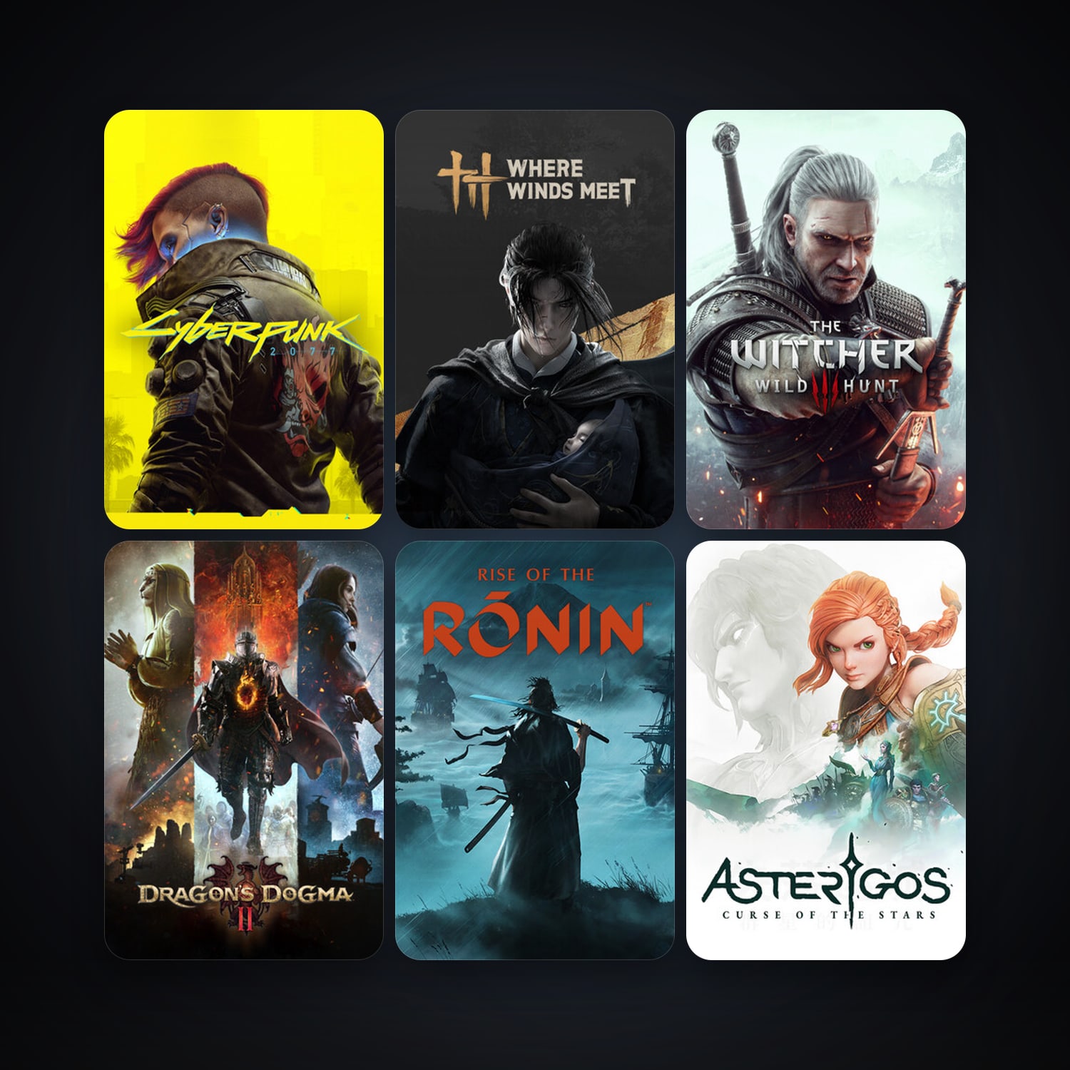 The Witcher 3: Wild Hunt + Cyberpunk 2077, 9 games, clean — HabibiAccounts