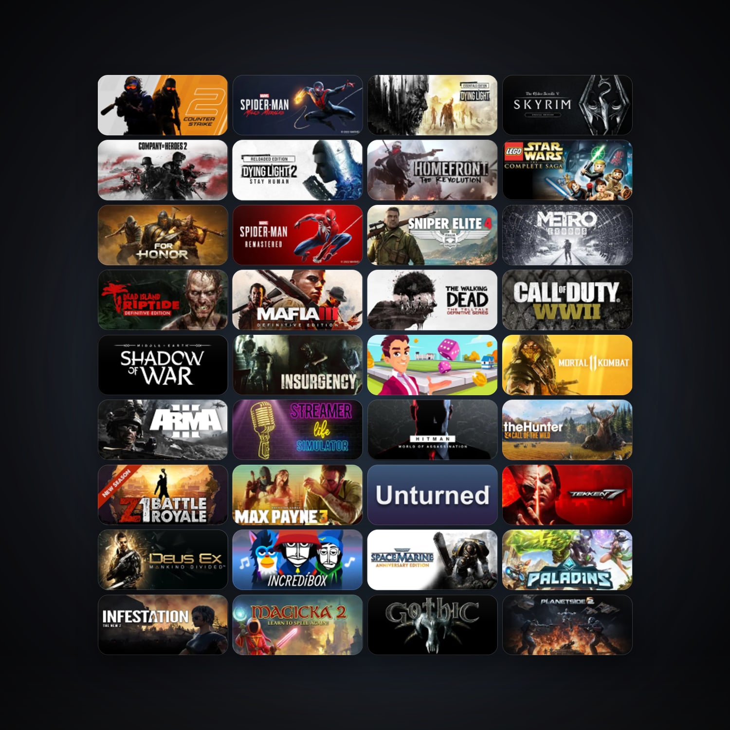 CS2 Prime + LEGO Star Wars - The Complete Saga, 89 games, clean — HabibiAccounts