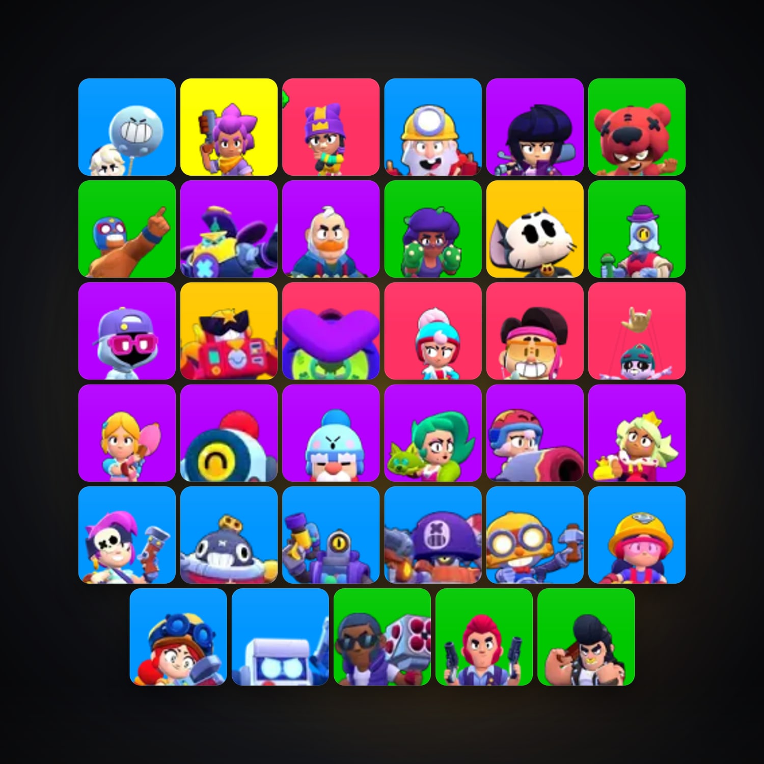 36 Brawlers | 2.9K Trophies — HabibiAccounts