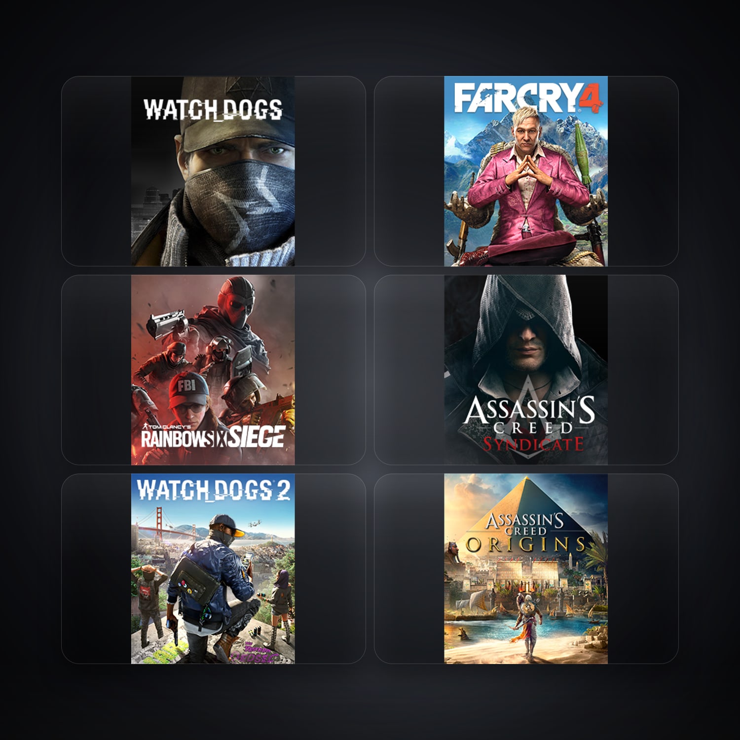 Ubisoft Watch_Dogs + Far Cry 4 — TR — 6 games — HabibiAccounts