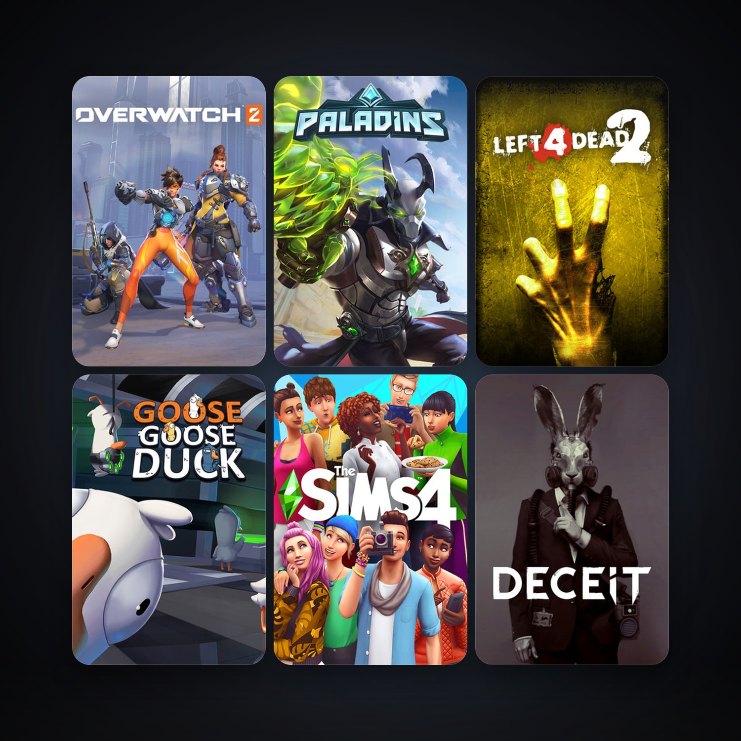 Steam account: Left 4 Dead 2 + Paladins, 8 games, clean — HabibiAccounts