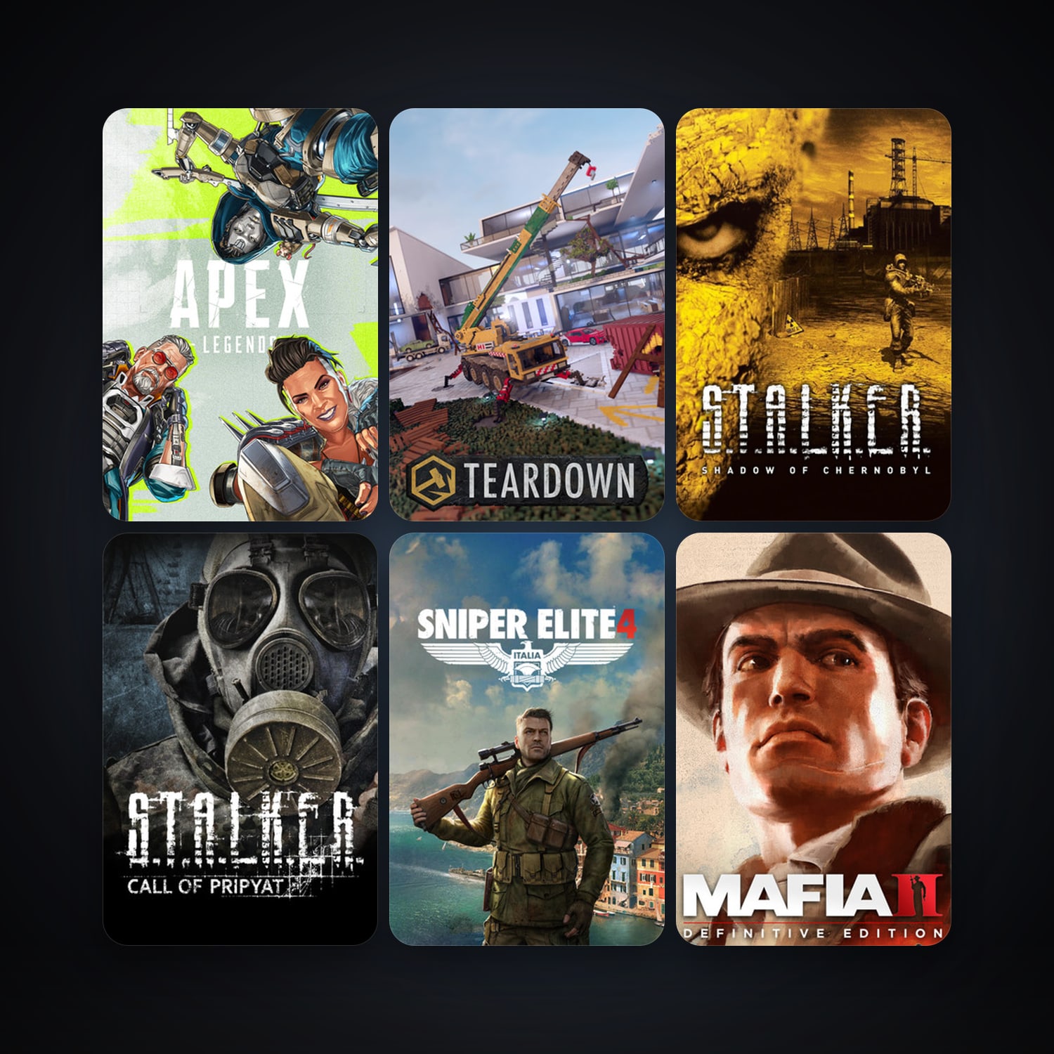 S.T.A.L.K.E.R.: Shadow of Chernobyl + Free CS2 (No Prime), 18 games, clean — HabibiAccounts