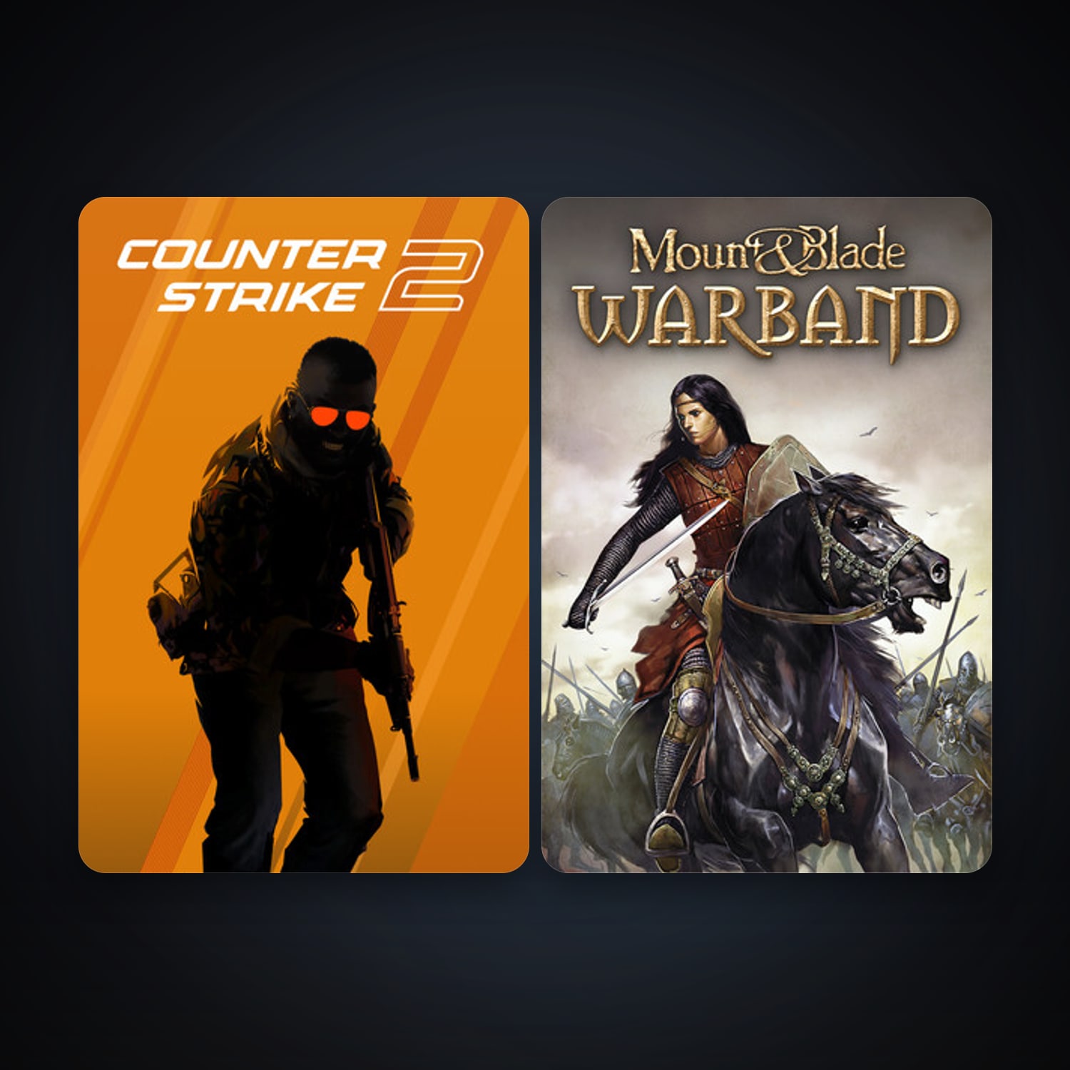 CS2 Prime + Mount & Blade: Warband, 3 games, clean — HabibiAccounts