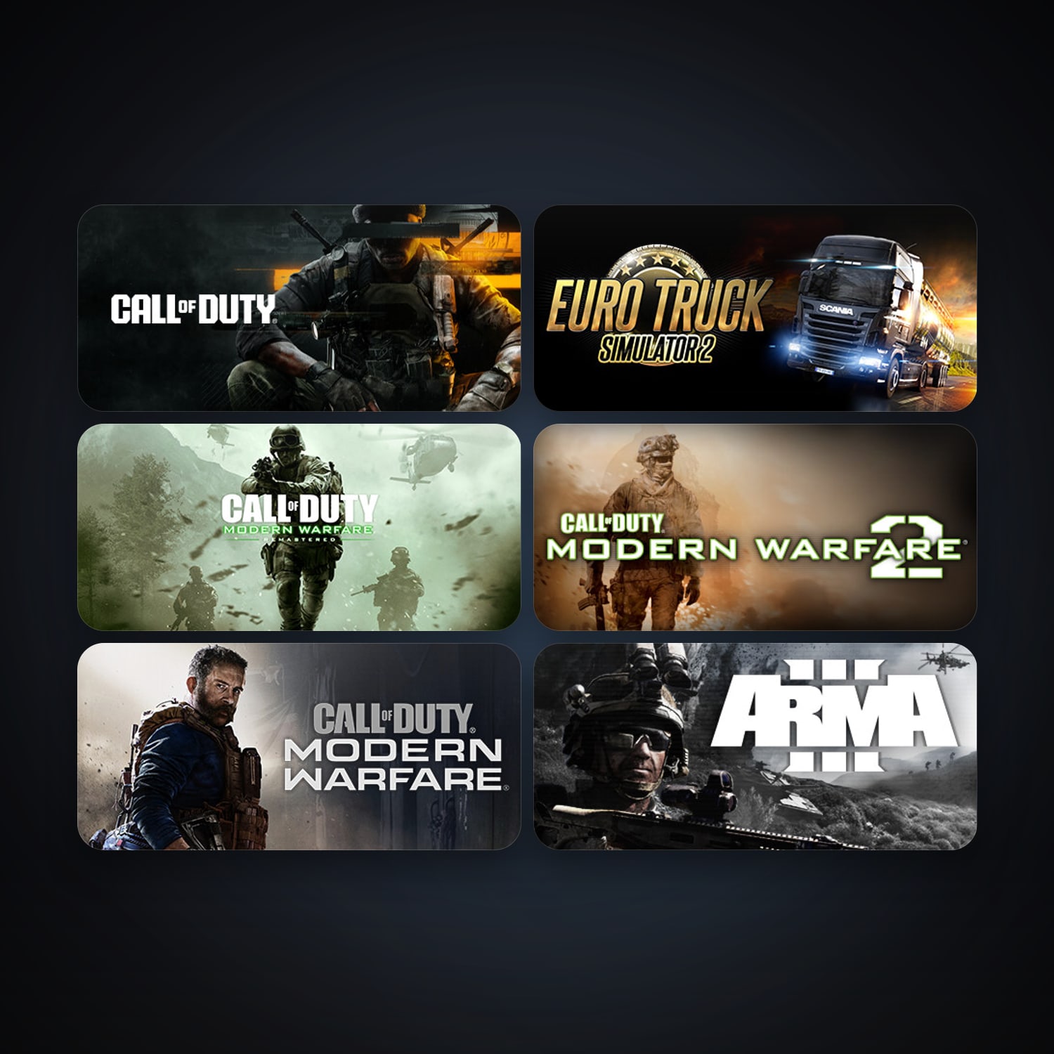 Call of Duty: Modern Warfare 2 (2009) + Call of Duty: Modern Warfare 2 - Multiplayer (2009), 14 games, clean — HabibiAccounts