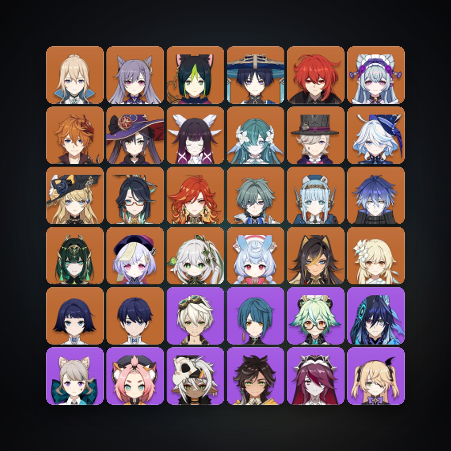 جينشن إمباكت | AR 60 | 76 شخصية | 23× 5★ — HabibiAccounts