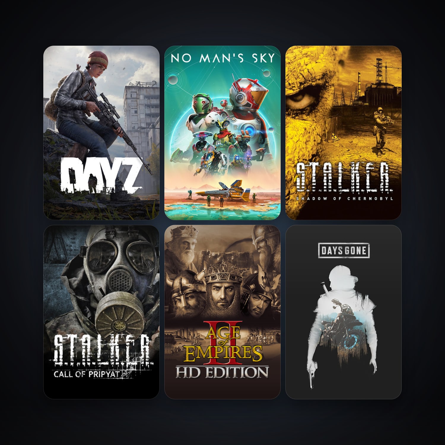 S.T.A.L.K.E.R.: Shadow of Chernobyl + S.T.A.L.K.E.R.: Clear Sky, 17 games, clean — HabibiAccounts