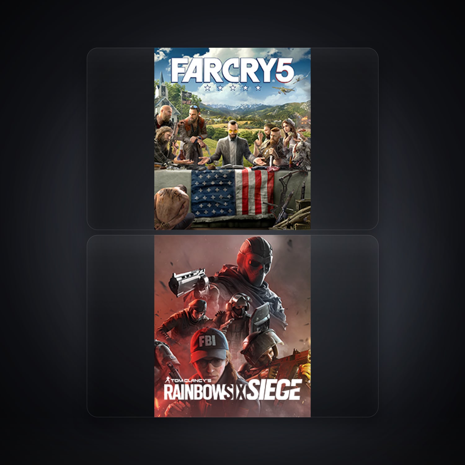 Ubisoft Far Cry 5 + Tom Clancy's Rainbow Six Siege (Steam) — PL — HabibiAccounts