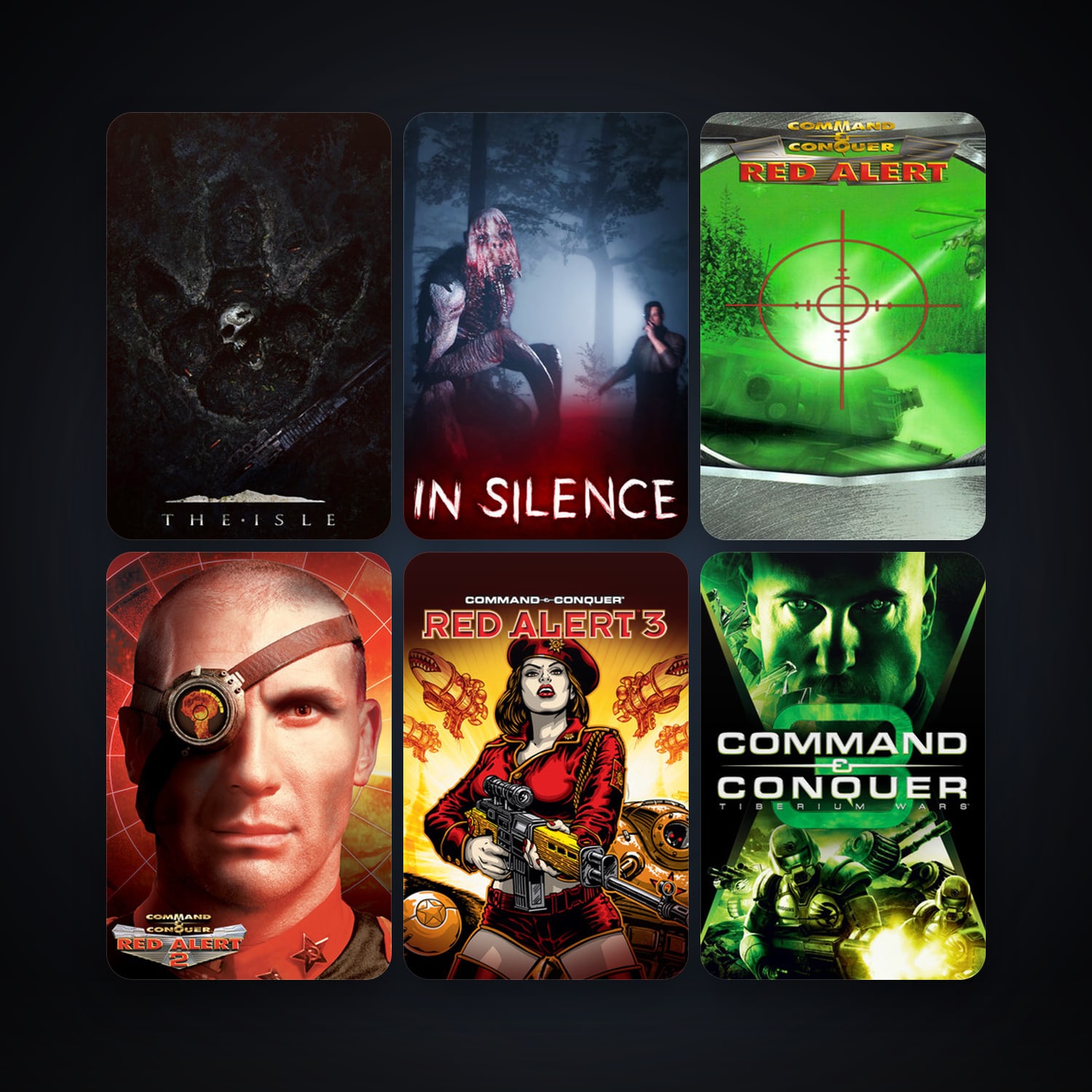 Command & Conquer: Red Alert 3 + Command & Conquer 3: Tiberium Wars, 19 games, clean — HabibiAccounts