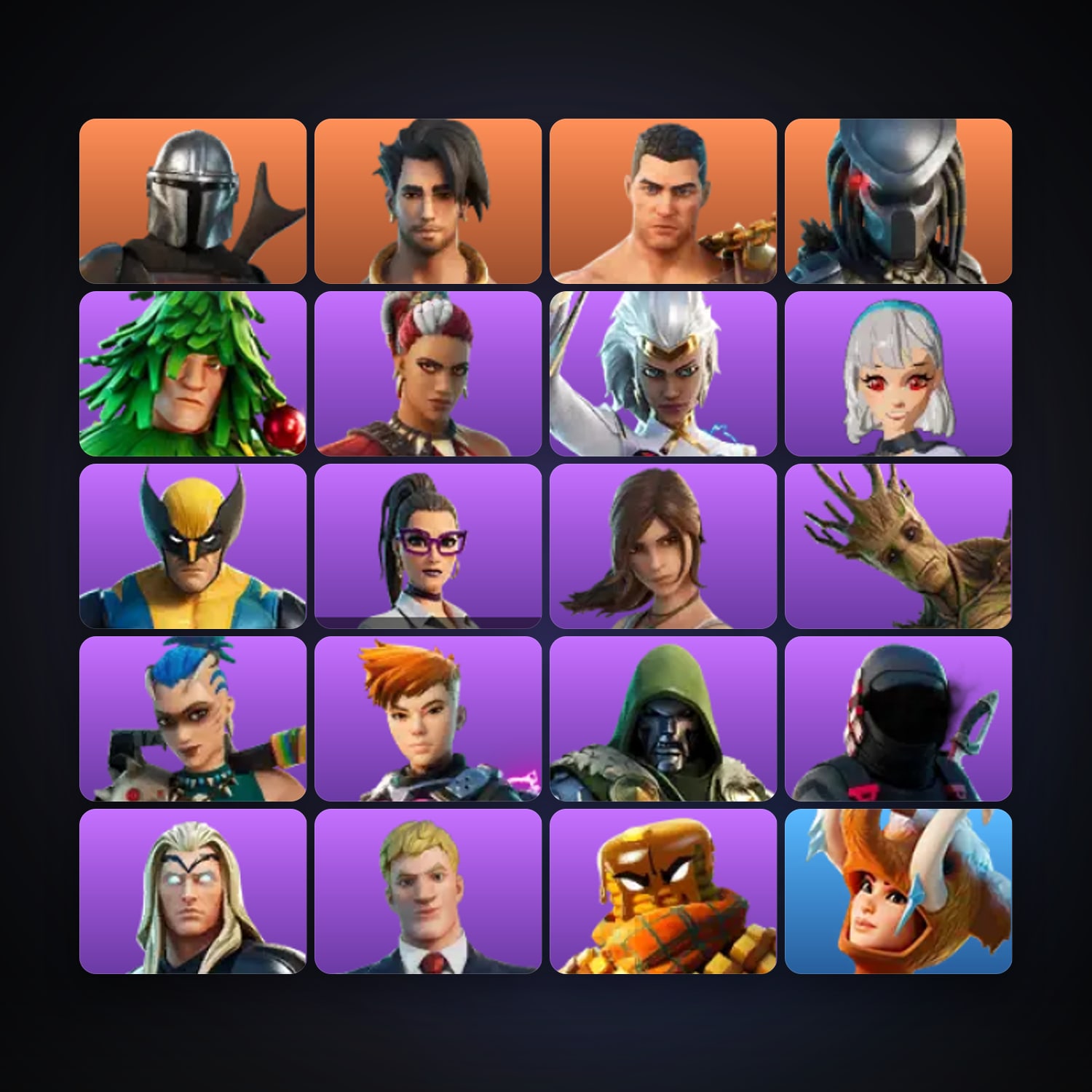 Fortnite account with Mandalorian & Raz — 20 skins — 1.3K V-Bucks — lvl 480 — HabibiAccounts