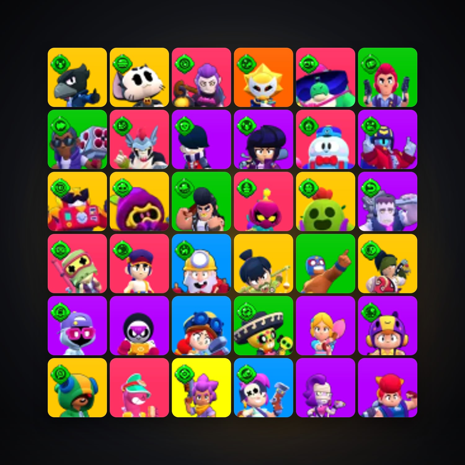 106 Brawlers | 37.5K Trophies — HabibiAccounts