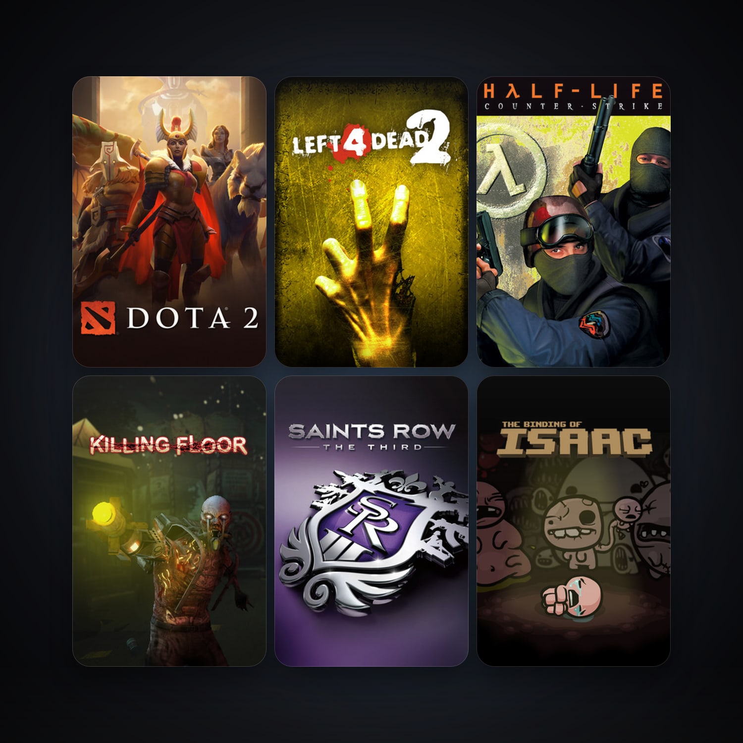 Counter-Strike + Left 4 Dead 2, 25 games, clean — HabibiAccounts