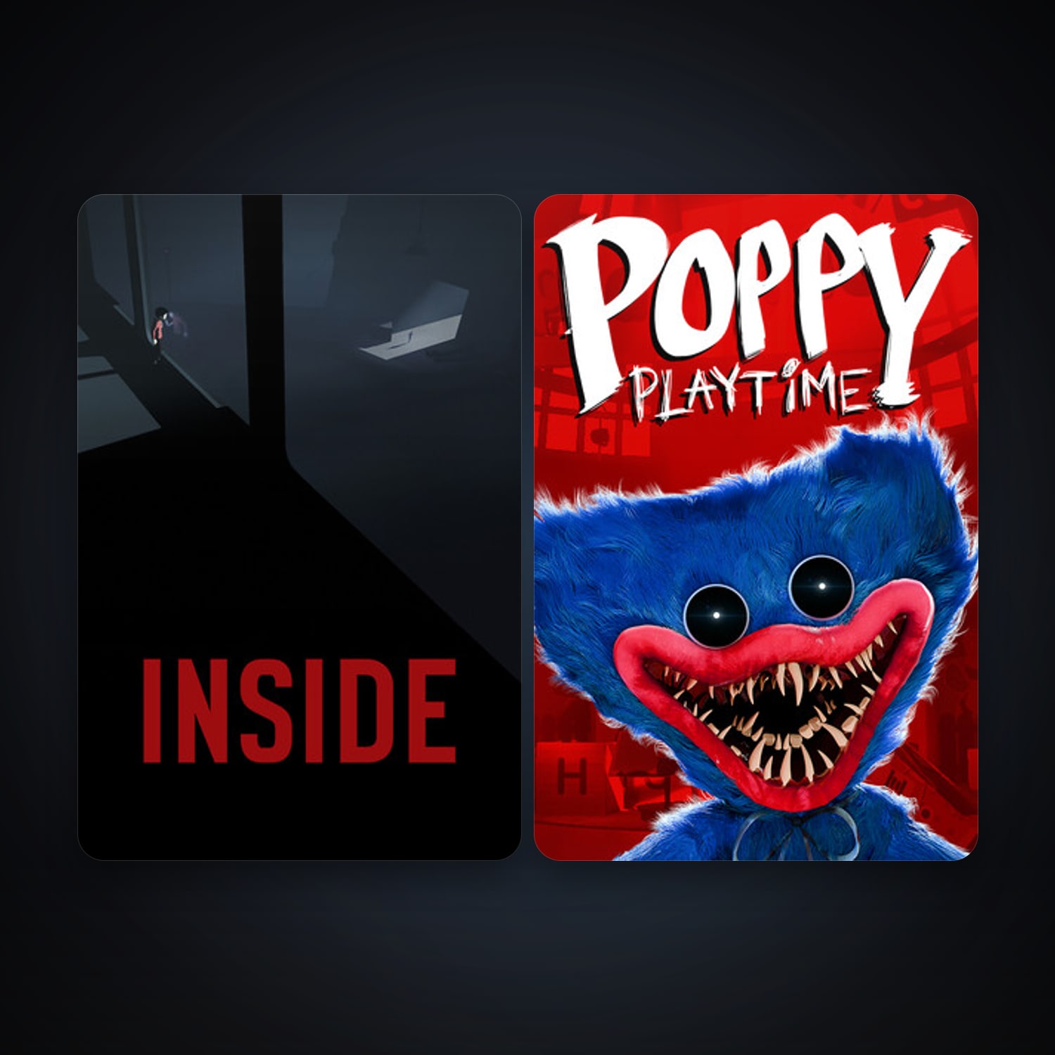 INSIDE + Poppy Playtime, 2 games, clean — HabibiAccounts