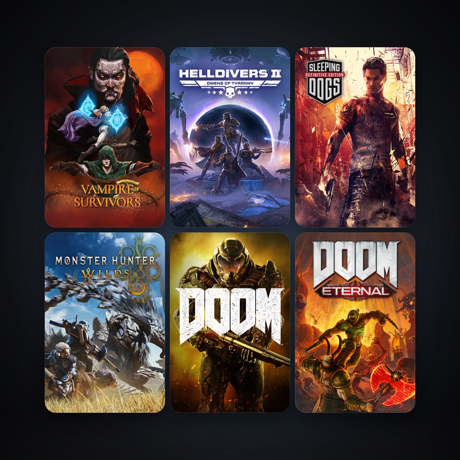 Sleeping Dogs: Definitive Edition + DOOM, 8 games, clean — HabibiAccounts