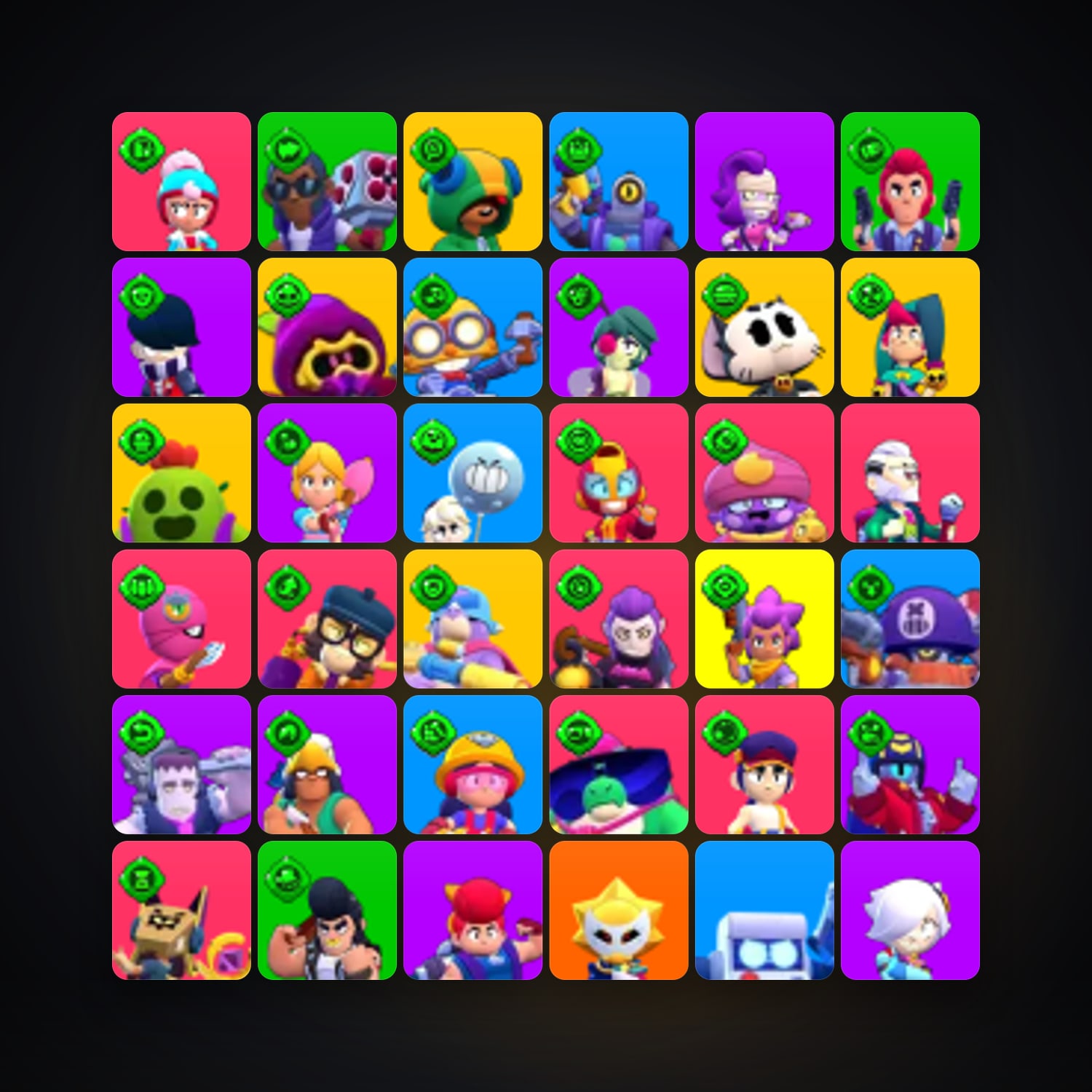 107 Brawlers | 53.9K Trophies — Supercell Account — HabibiAccounts