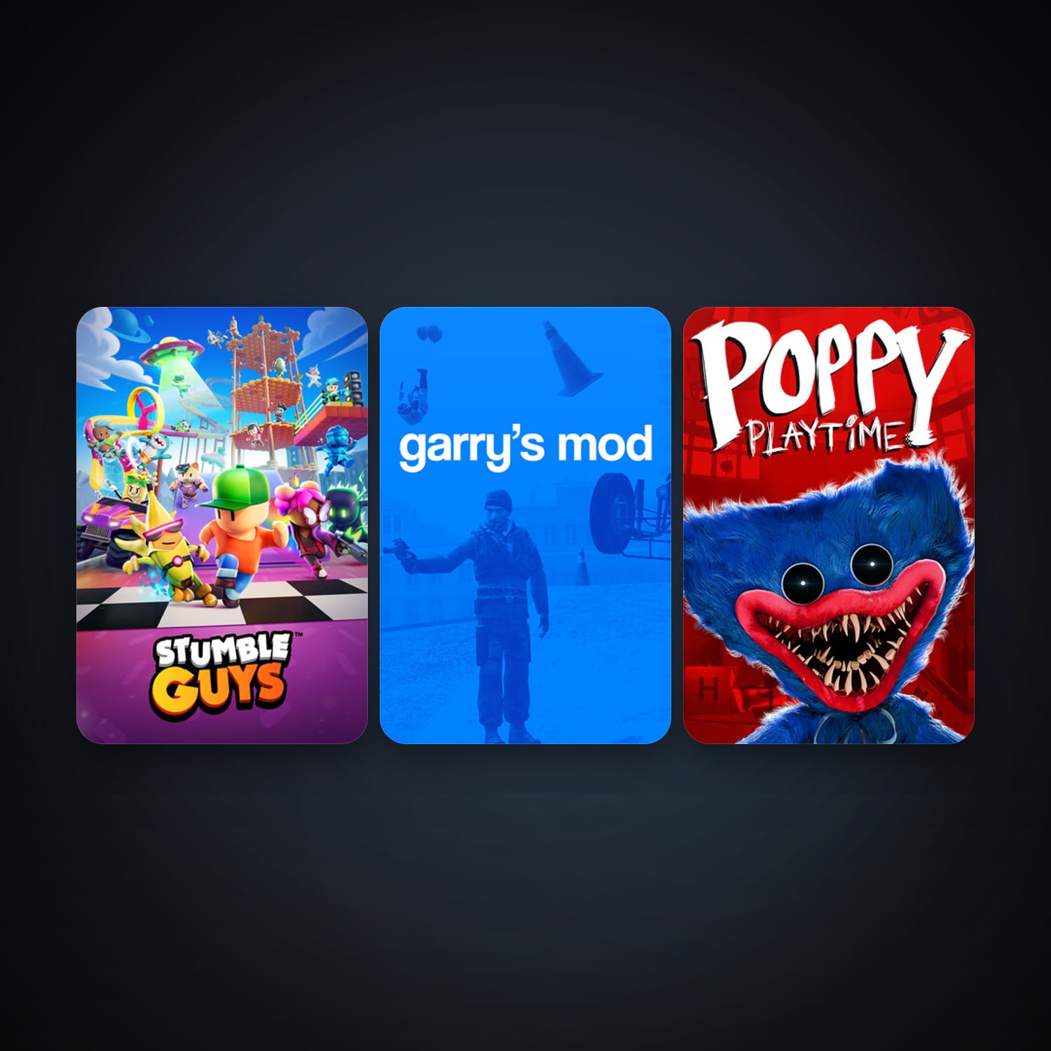 Garry's Mod + Stumble Guys, 8 games, clean — HabibiAccounts