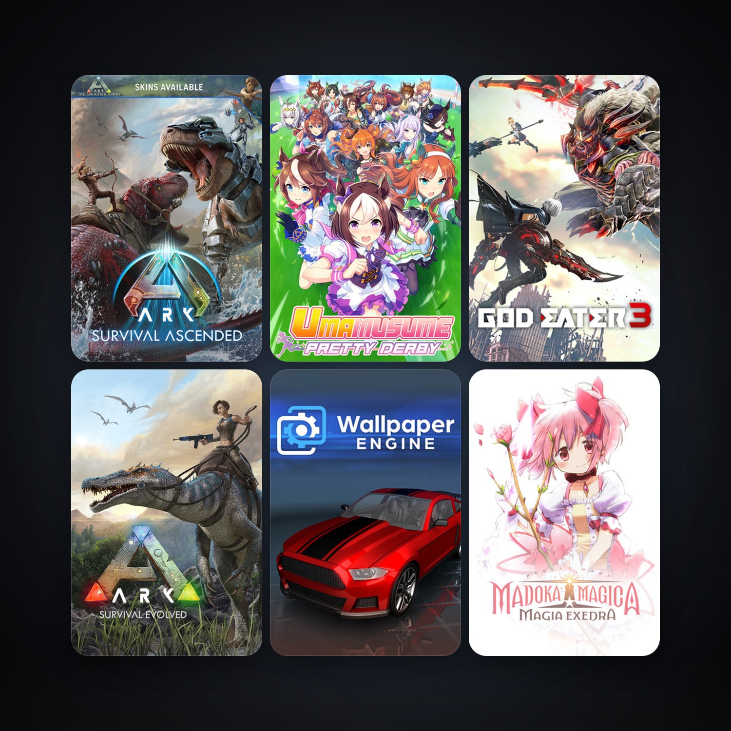 ARK: Survival Evolved + ARK: The Survival Of The Fittest, 25 games, clean — HabibiAccounts