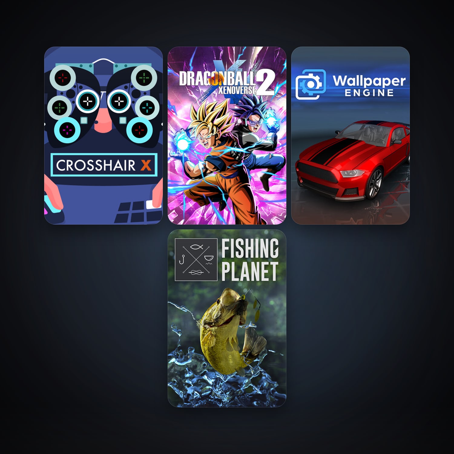 Fishing Planet + Wallpaper Engine, 13 games, clean — HabibiAccounts