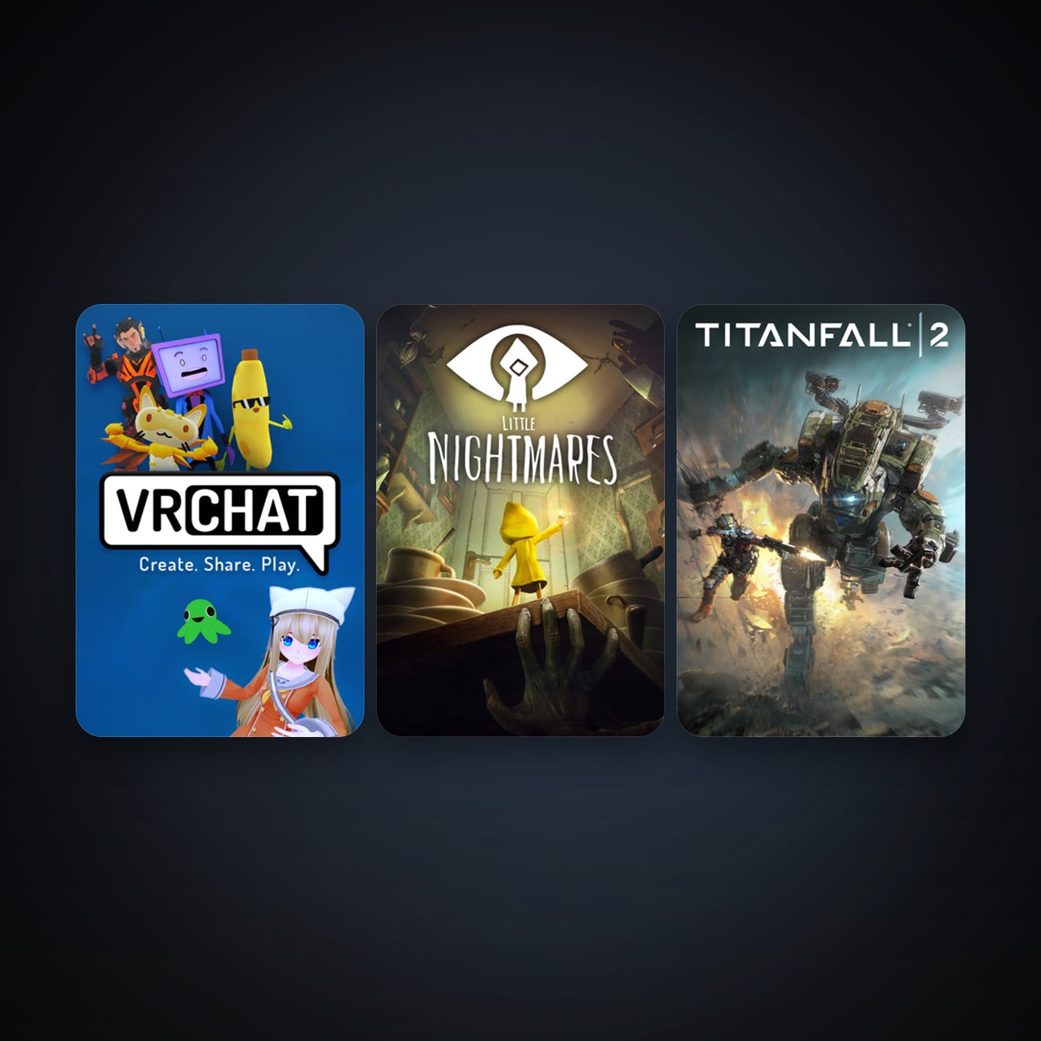 Little Nightmares + VRChat, 5 games, clean — HabibiAccounts